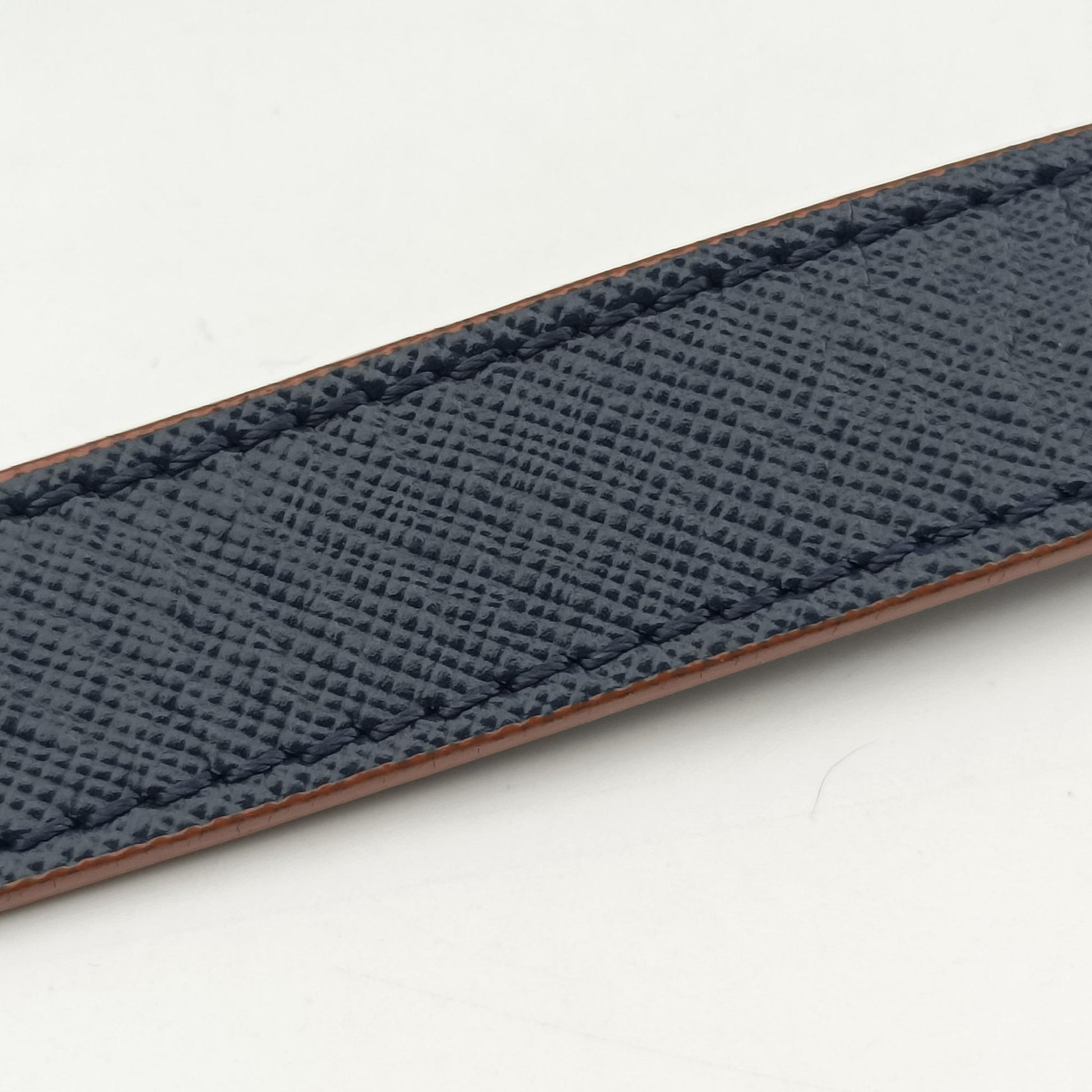 TRUNK Navy Saffiano Leather  トランク ネイビー サフィアーノレザー 