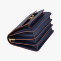 TRUNK Navy Saffiano Leather  トランク ネイビー サフィアーノレザー 