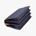 TRUNK Navy Saffiano Leather  トランク ネイビー サフィアーノレザー 