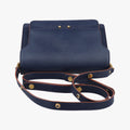 TRUNK Navy Saffiano Leather  トランク ネイビー サフィアーノレザー 