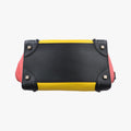 Luggage Micro shopper Yellow × Black × Orange × Blu Leather U-GA-0134ラゲージマイクロショッパー eイエロー × ブラック × オレンジ × ブルー レザー U-GA-0134