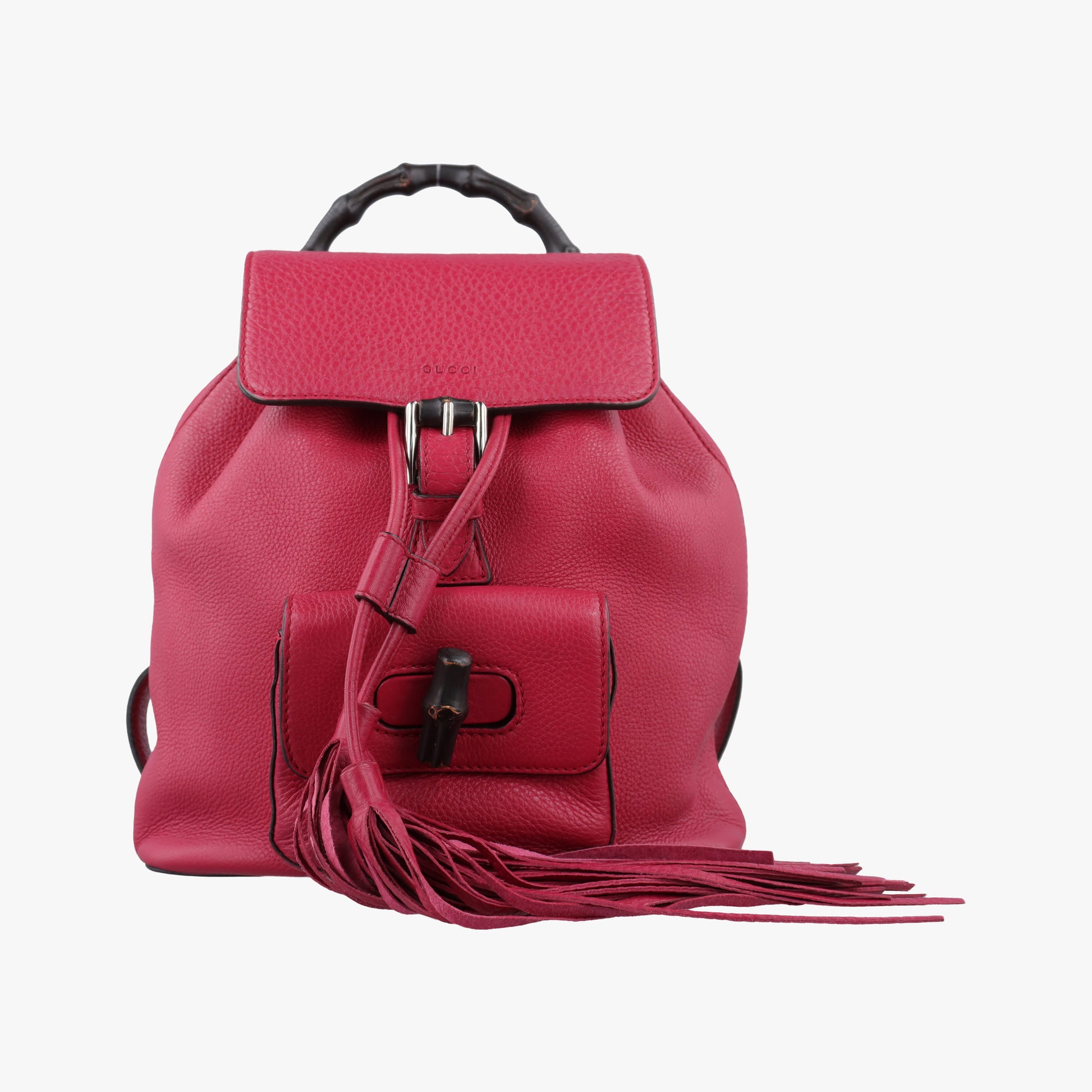 Bamboo fringe tassel Red Leather 387149 B018441631バンブー レッド レザー 387149 B018441631