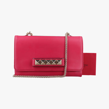 Rockstud Va Va Voom Rose Leather BU F 975 1ロックスタッズ ヴァ ヴァ ヴーム ローズ レッド レザー BU F 975 1
