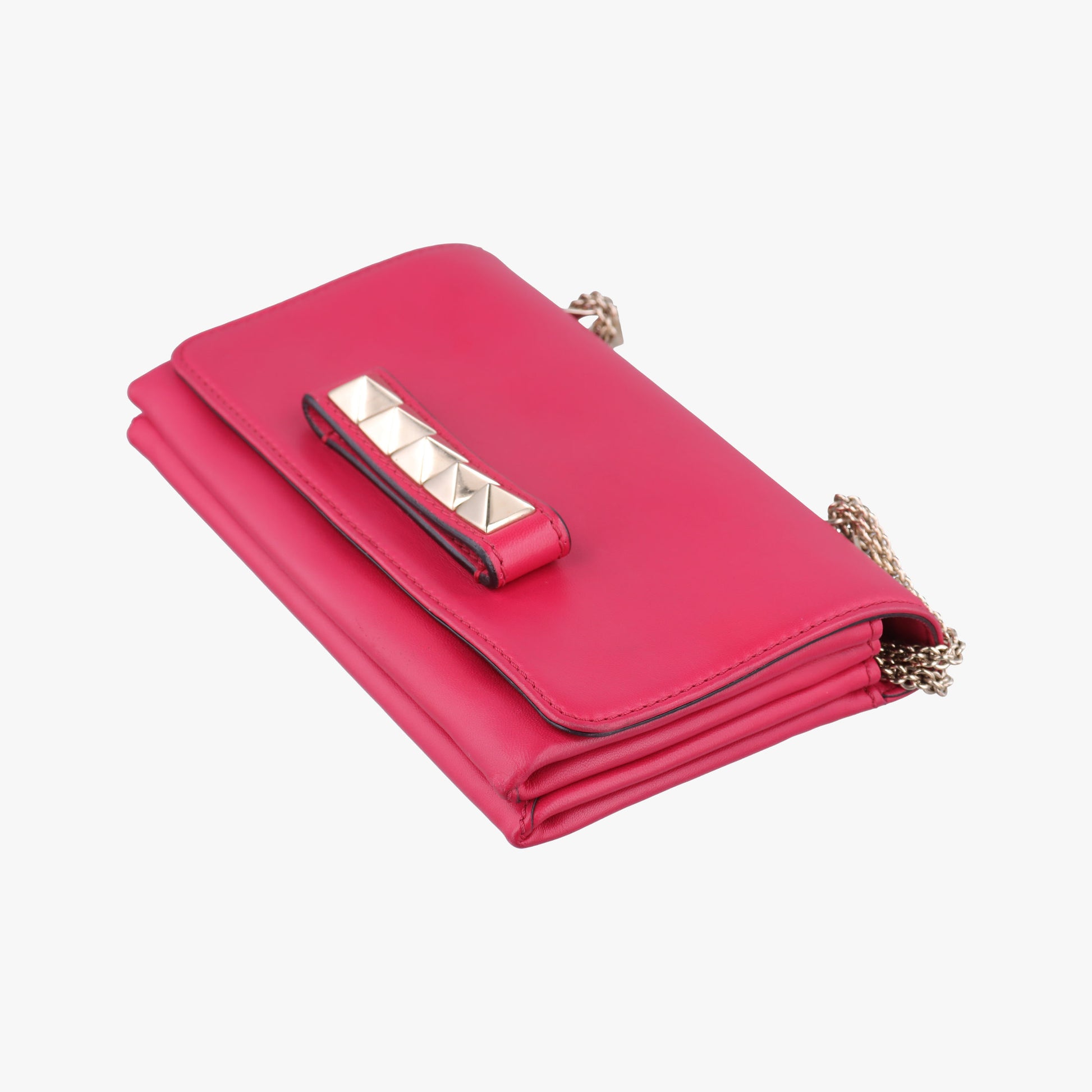 Rockstud Va Va Voom Rose Leather BU F 975 1ロックスタッズ ヴァ ヴァ ヴーム ローズ レッド レザー BU F 975 1