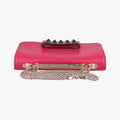 Rockstud Va Va Voom Rose Leather BU F 975 1ロックスタッズ ヴァ ヴァ ヴーム ローズ レッド レザー BU F 975 1