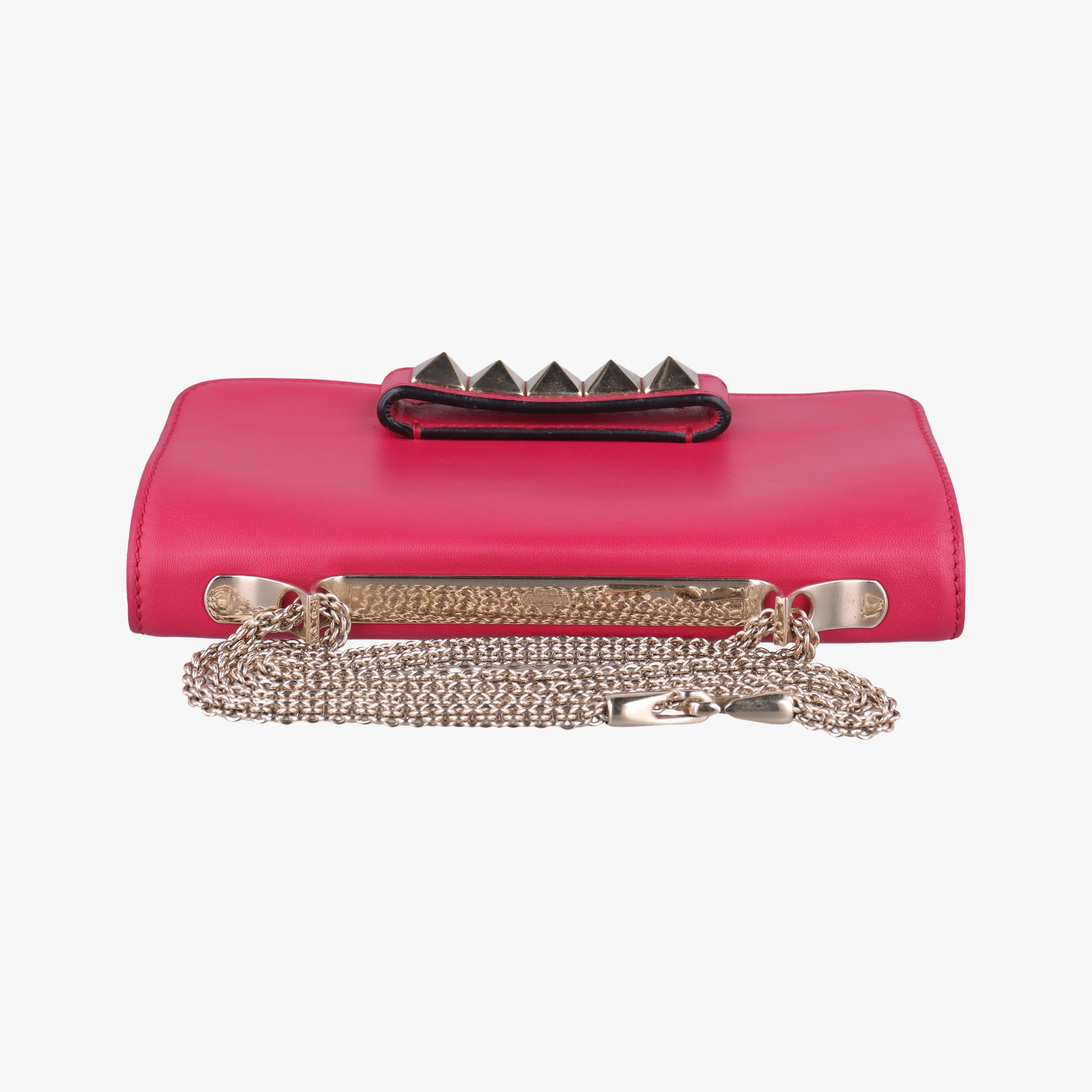 Rockstud Va Va Voom Rose Leather BU F 975 1ロックスタッズ ヴァ ヴァ ヴーム ローズ レッド レザー BU F 975 1