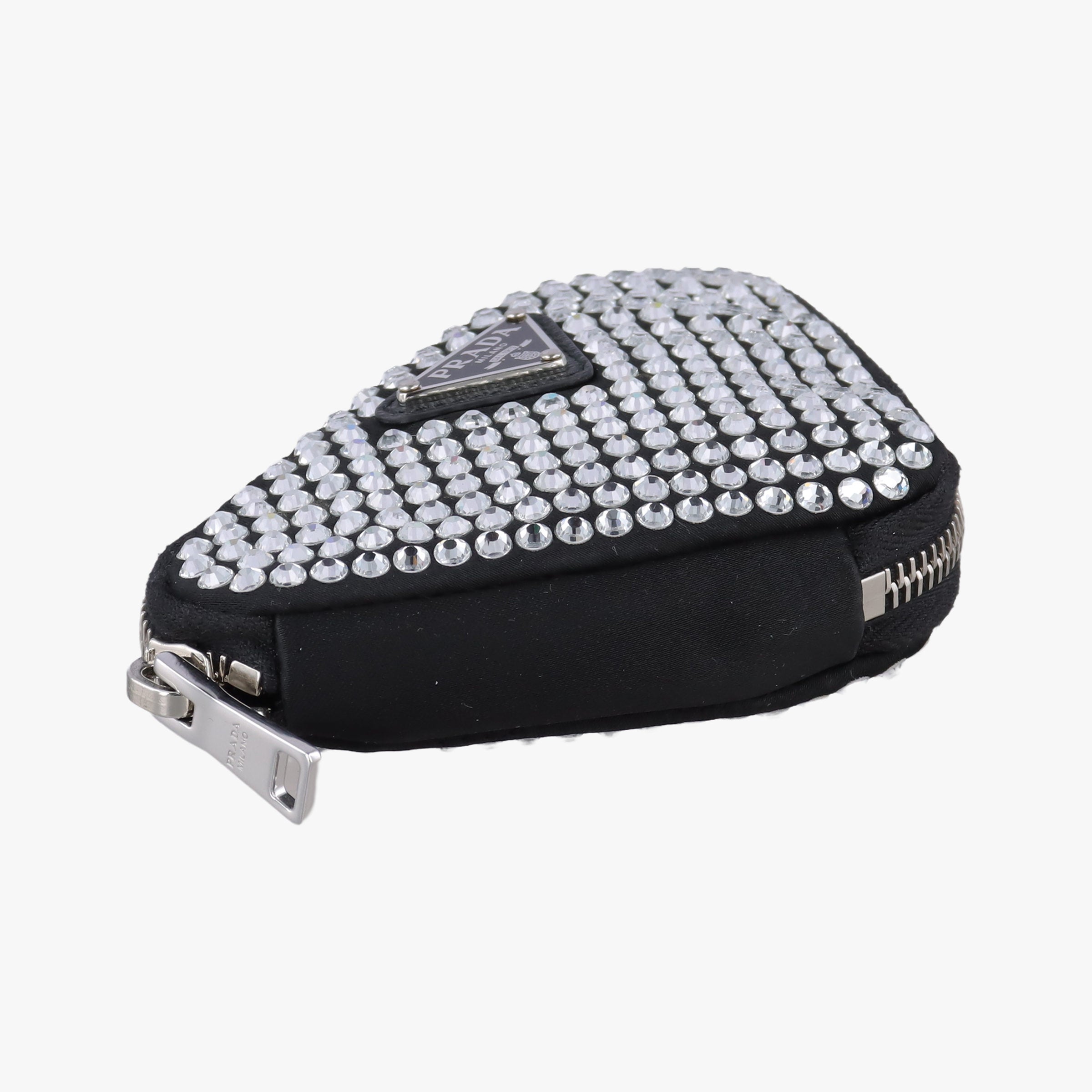 Triangle Crystal Black Leather 1NR015 42トライアングル ブラック レザー 1NR015 42