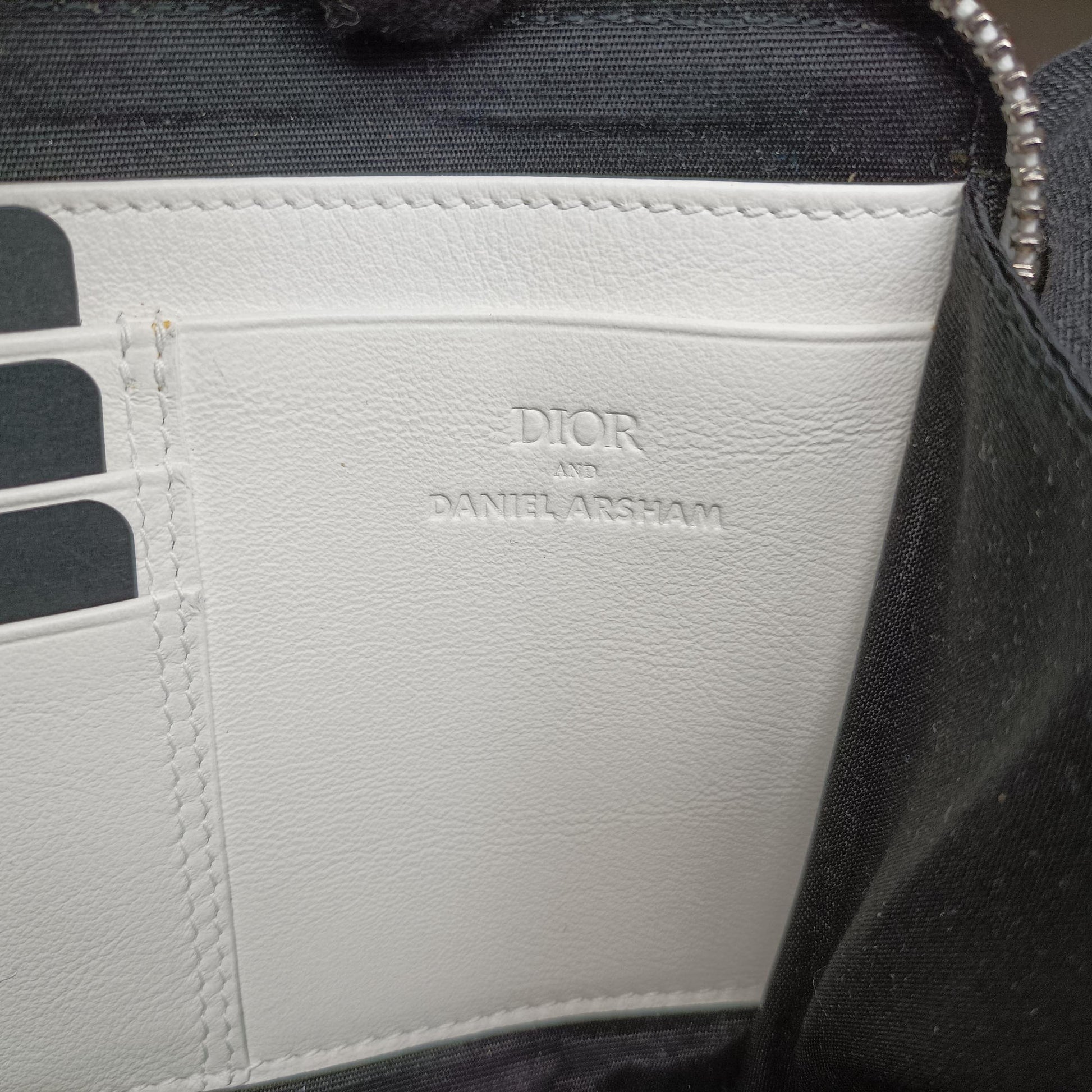 Daniel Arsham collaboration Newspaper Print White Leather 10-BO-1119Xダニエルアーシャム コラボ ニュースペーパー ホワイト レザー 10-BO-1119X