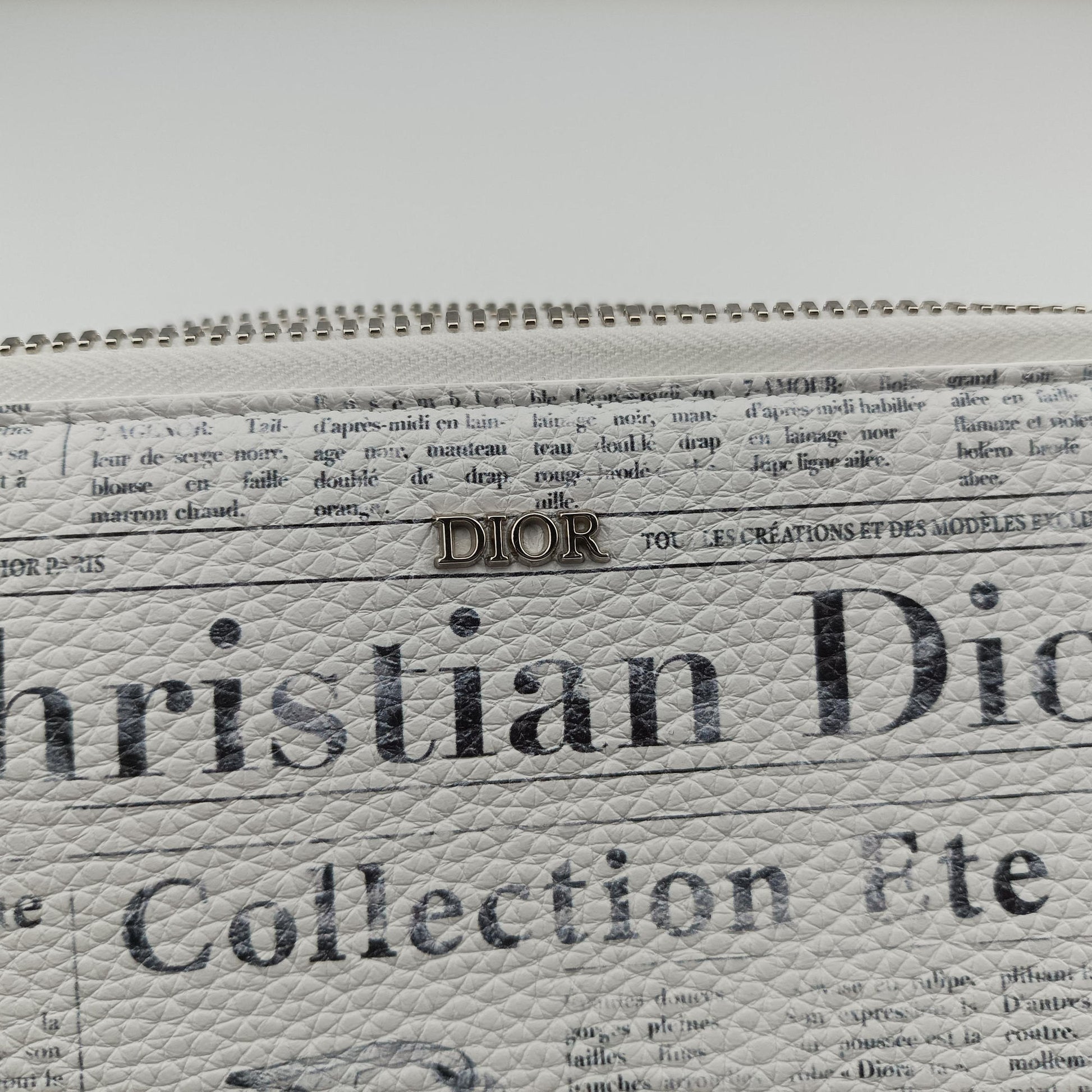 Daniel Arsham collaboration Newspaper Print White Leather 10-BO-1119Xダニエルアーシャム コラボ ニュースペーパー ホワイト レザー 10-BO-1119X