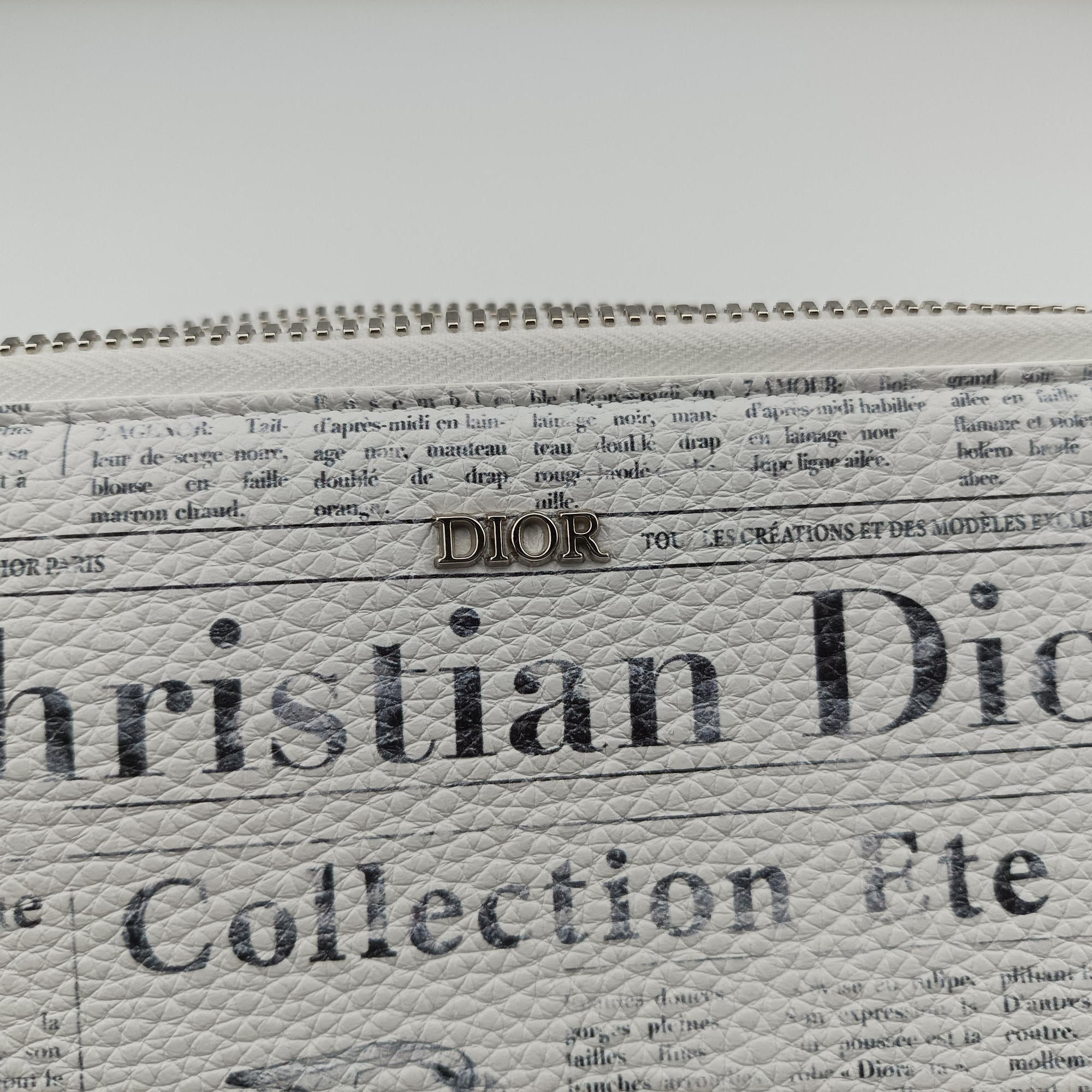 Daniel Arsham collaboration Newspaper Print White Leather 10-BO-1119Xダニエルアーシャム コラボ ニュースペーパー ホワイト レザー 10-BO-1119X