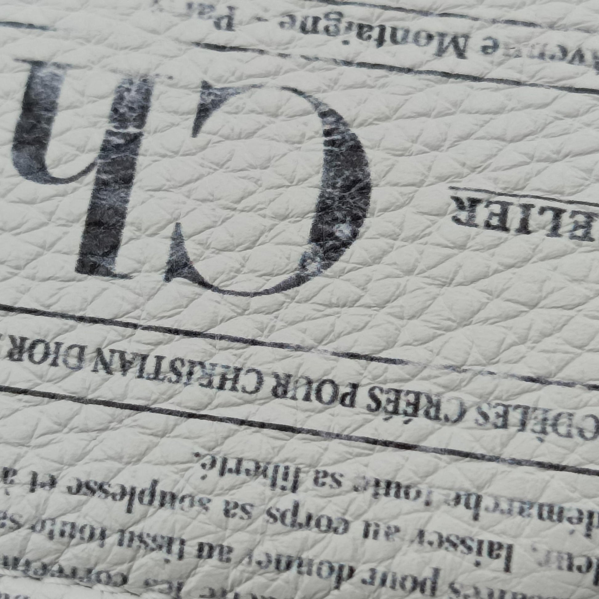 Daniel Arsham collaboration Newspaper Print White Leather 10-BO-1119Xダニエルアーシャム コラボ ニュースペーパー ホワイト レザー 10-BO-1119X