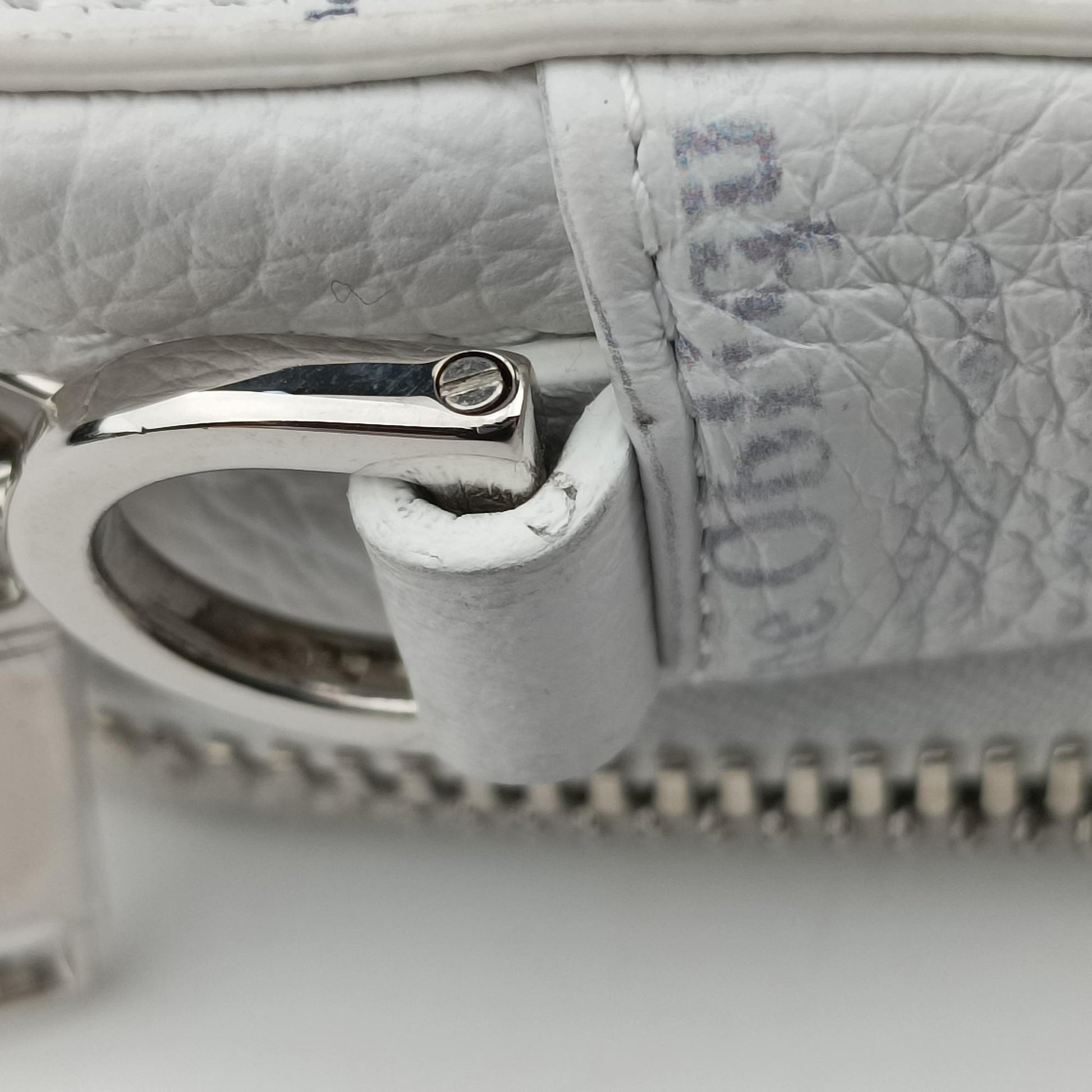 Daniel Arsham collaboration Newspaper Print White Leather 10-BO-1119Xダニエルアーシャム コラボ ニュースペーパー ホワイト レザー 10-BO-1119X