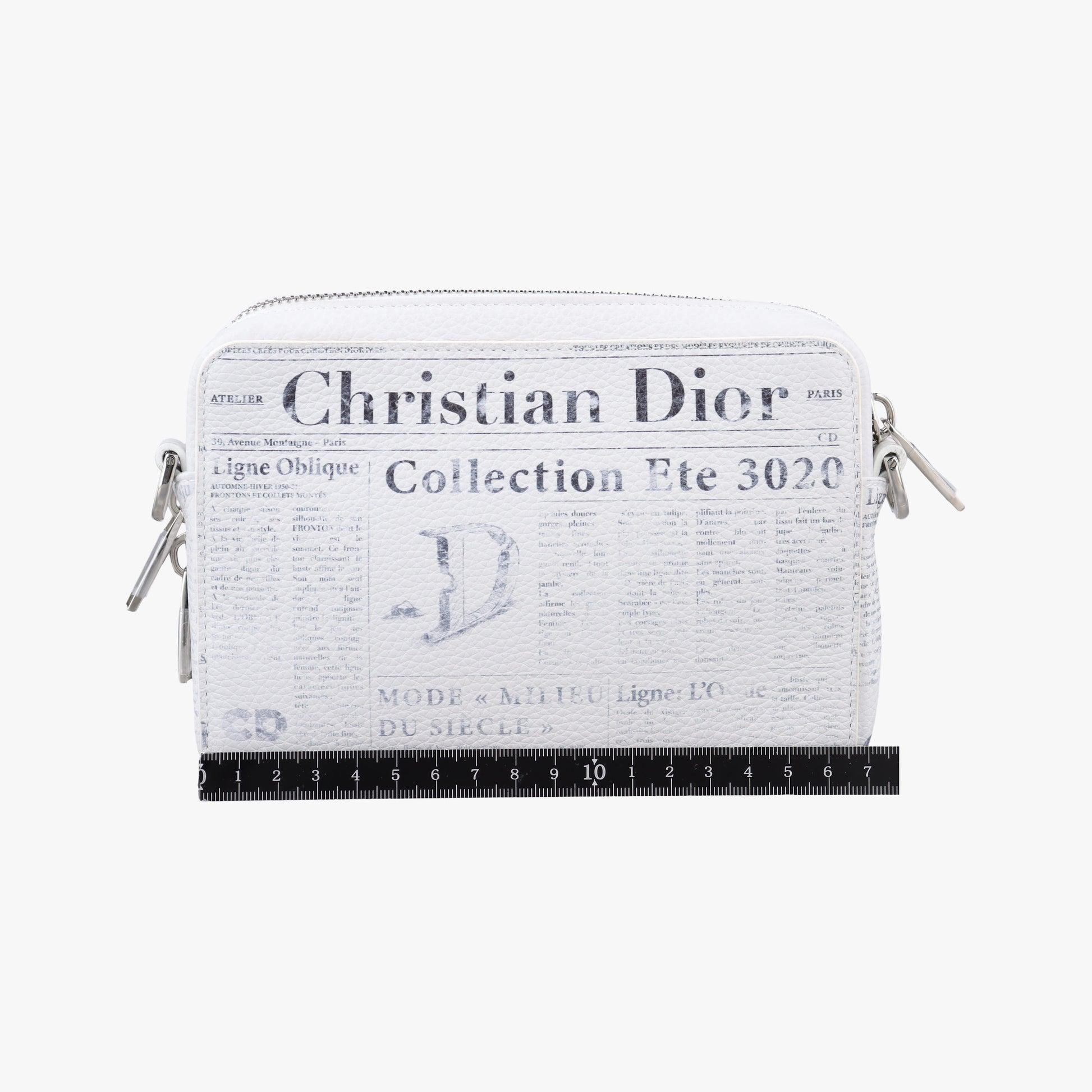 Daniel Arsham collaboration Newspaper Print White Leather 10-BO-1119Xダニエルアーシャム コラボ ニュースペーパー ホワイト レザー 10-BO-1119X
