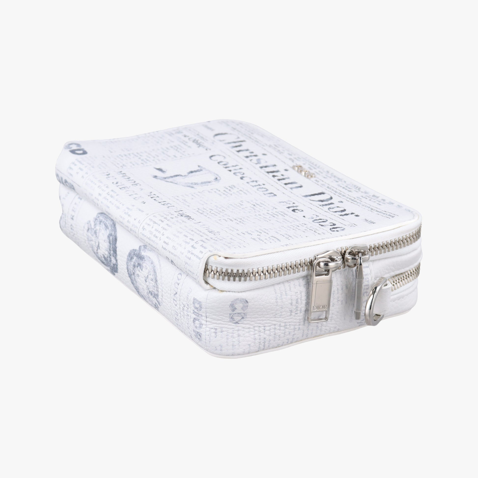 Daniel Arsham collaboration Newspaper Print White Leather 10-BO-1119Xダニエルアーシャム コラボ ニュースペーパー ホワイト レザー 10-BO-1119X