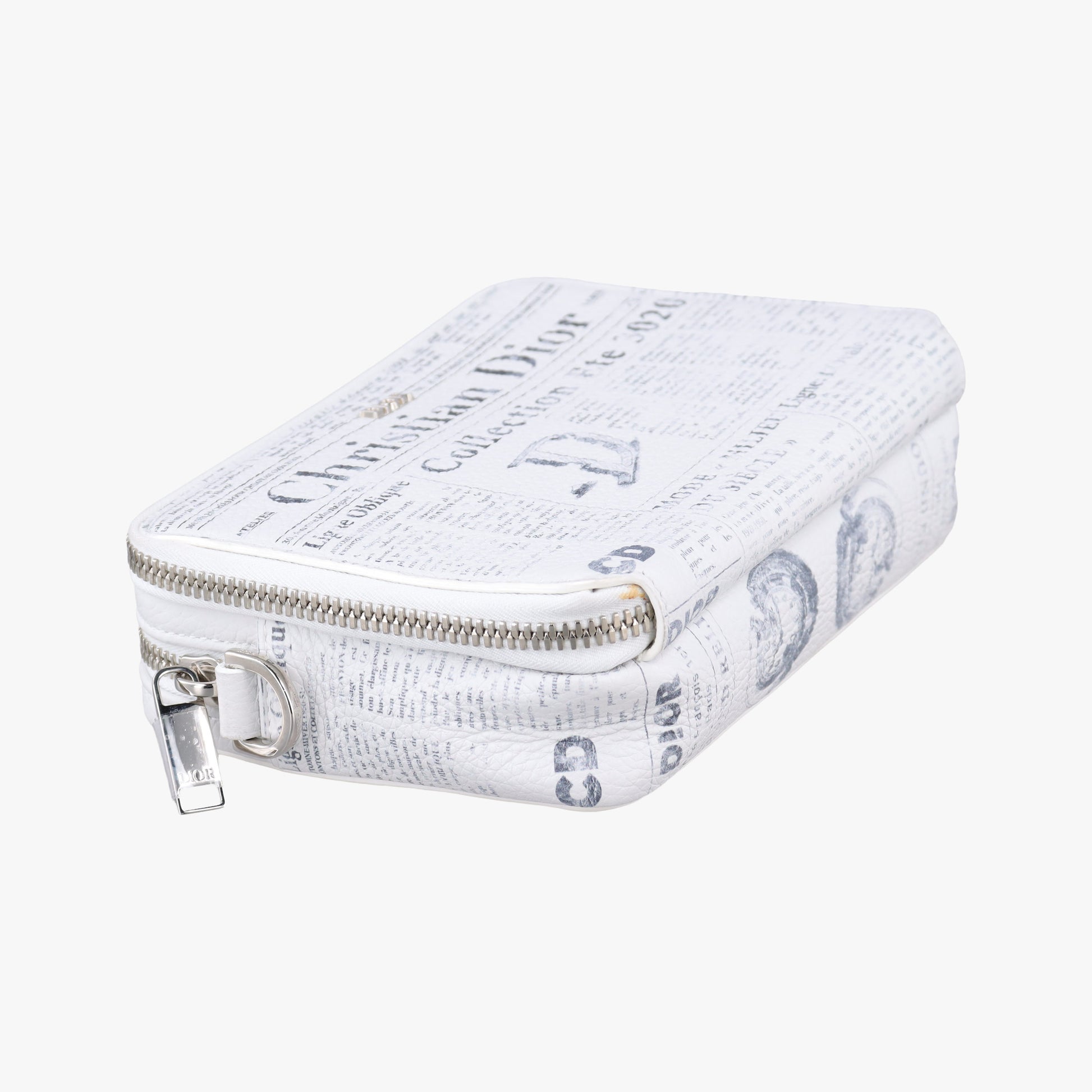 Daniel Arsham collaboration Newspaper Print White Leather 10-BO-1119Xダニエルアーシャム コラボ ニュースペーパー ホワイト レザー 10-BO-1119X
