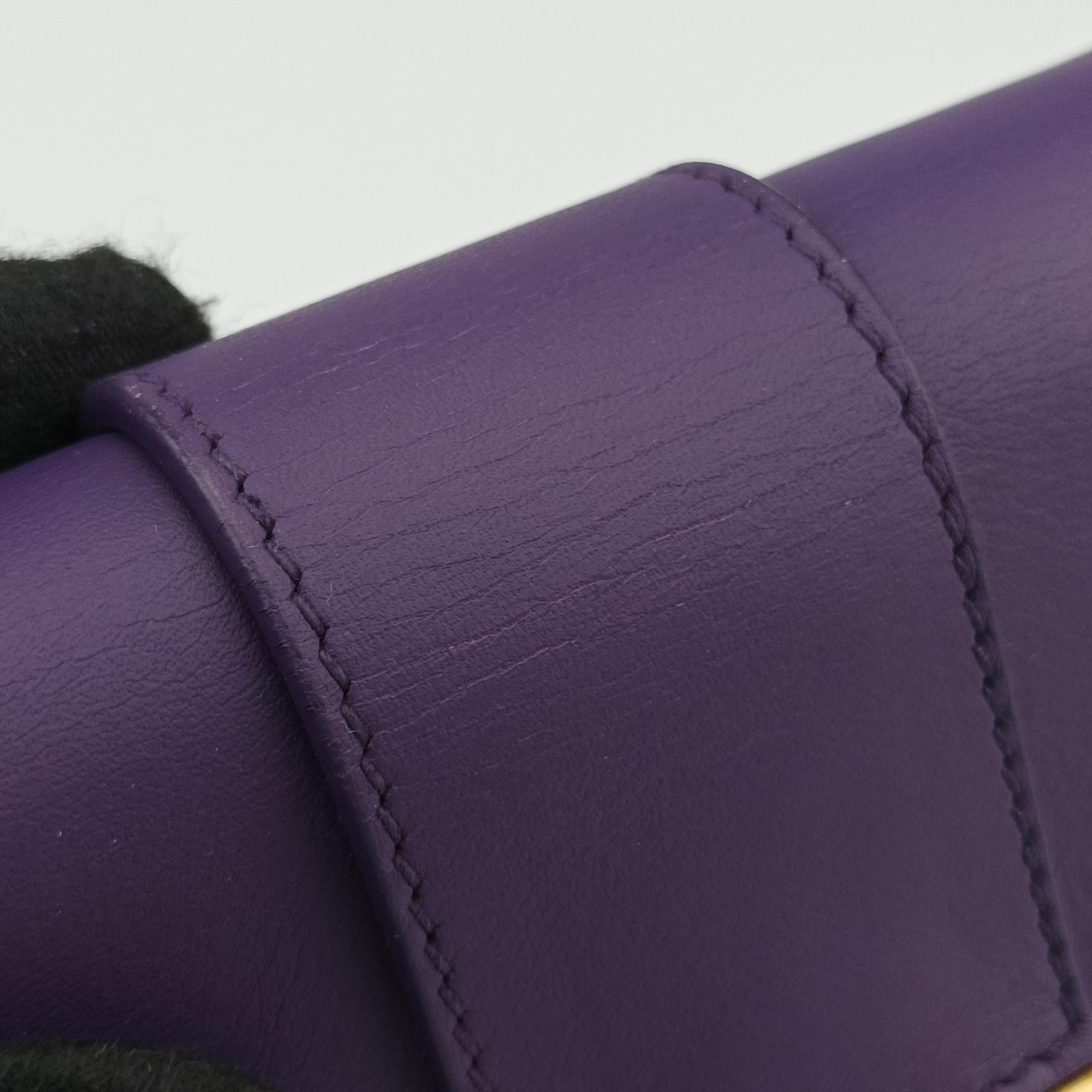 ChYc Mini Y Line Purple Leather 311215 311215.529258シックミニYライン パープル レザー 311215 311215.529258