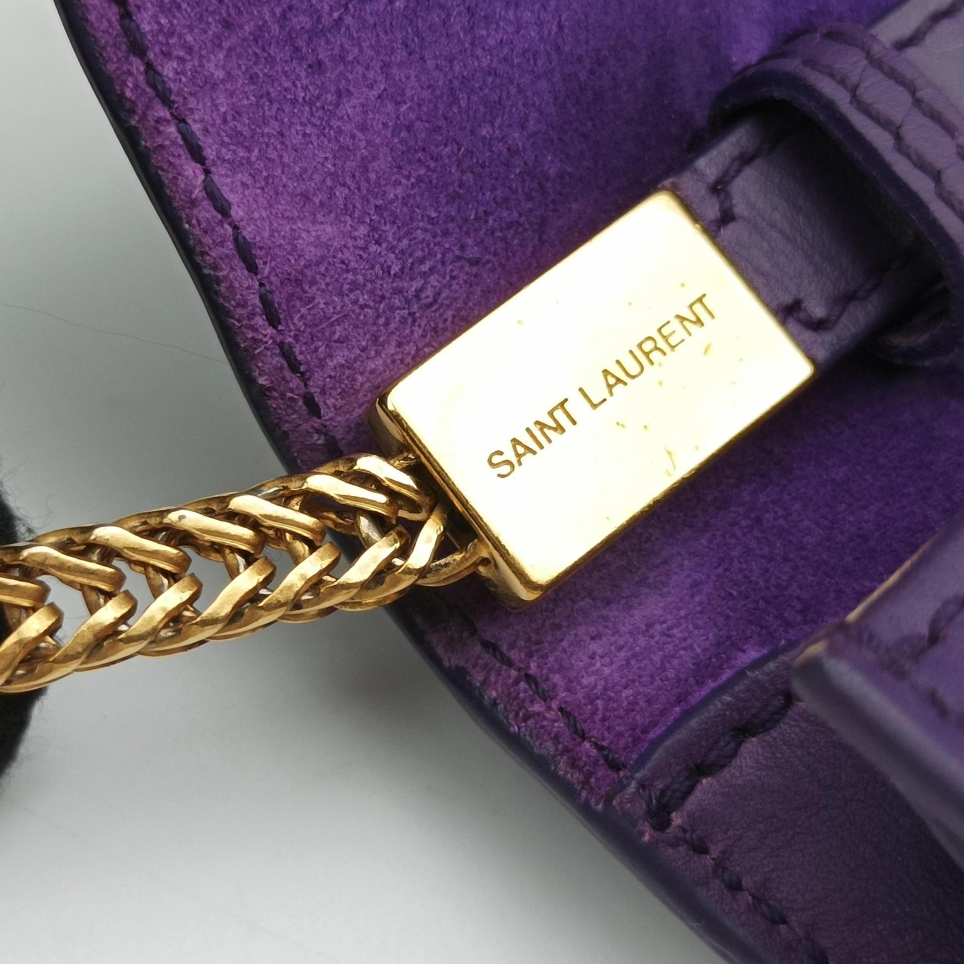 ChYc Mini Y Line Purple Leather 311215 311215.529258シックミニYライン パープル レザー 311215 311215.529258