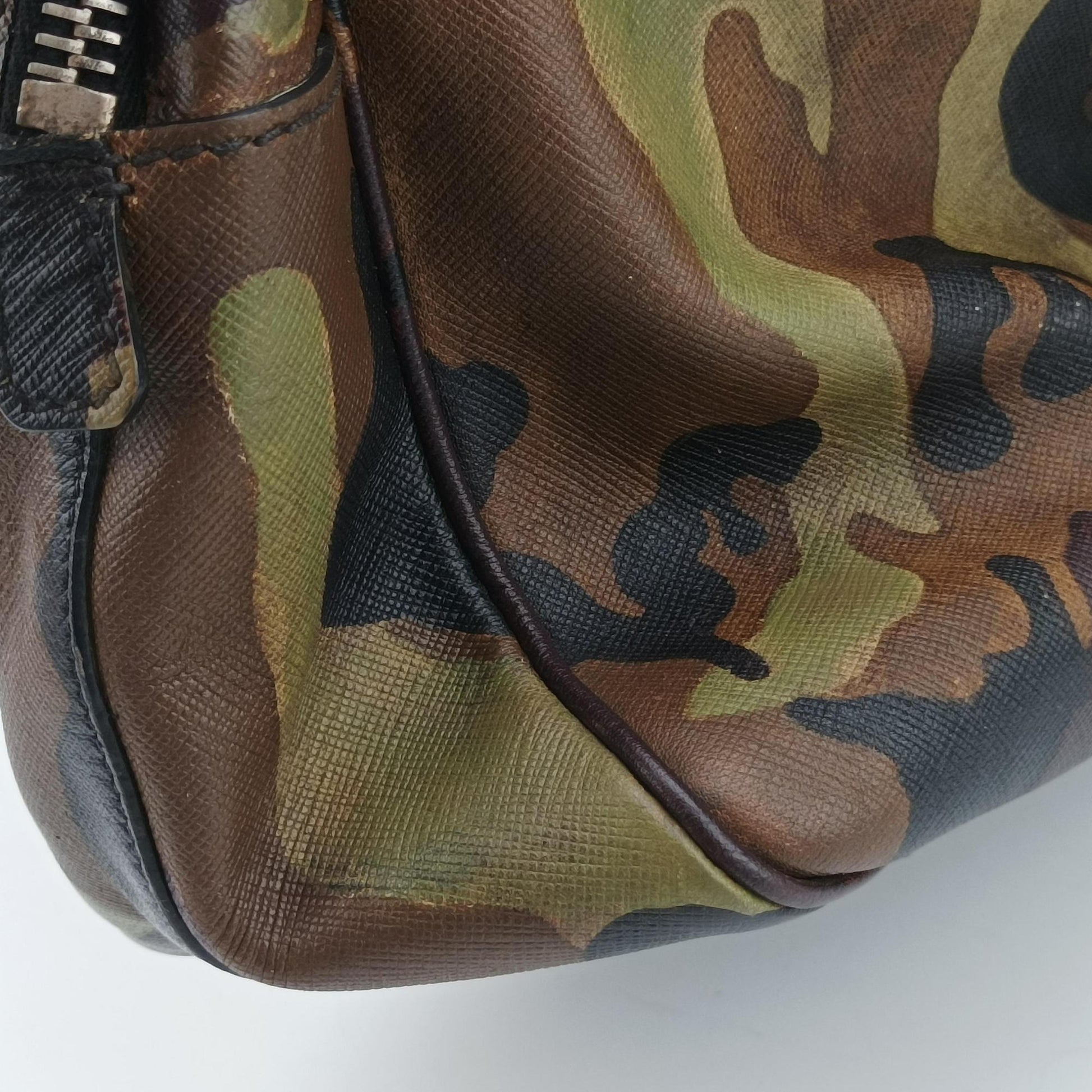 Camouflage Print Business Multicolour SAFFIANO Leather 7 11カモフラージュプリント ビジネス マルチカラー サフィアーノレザー 7 11