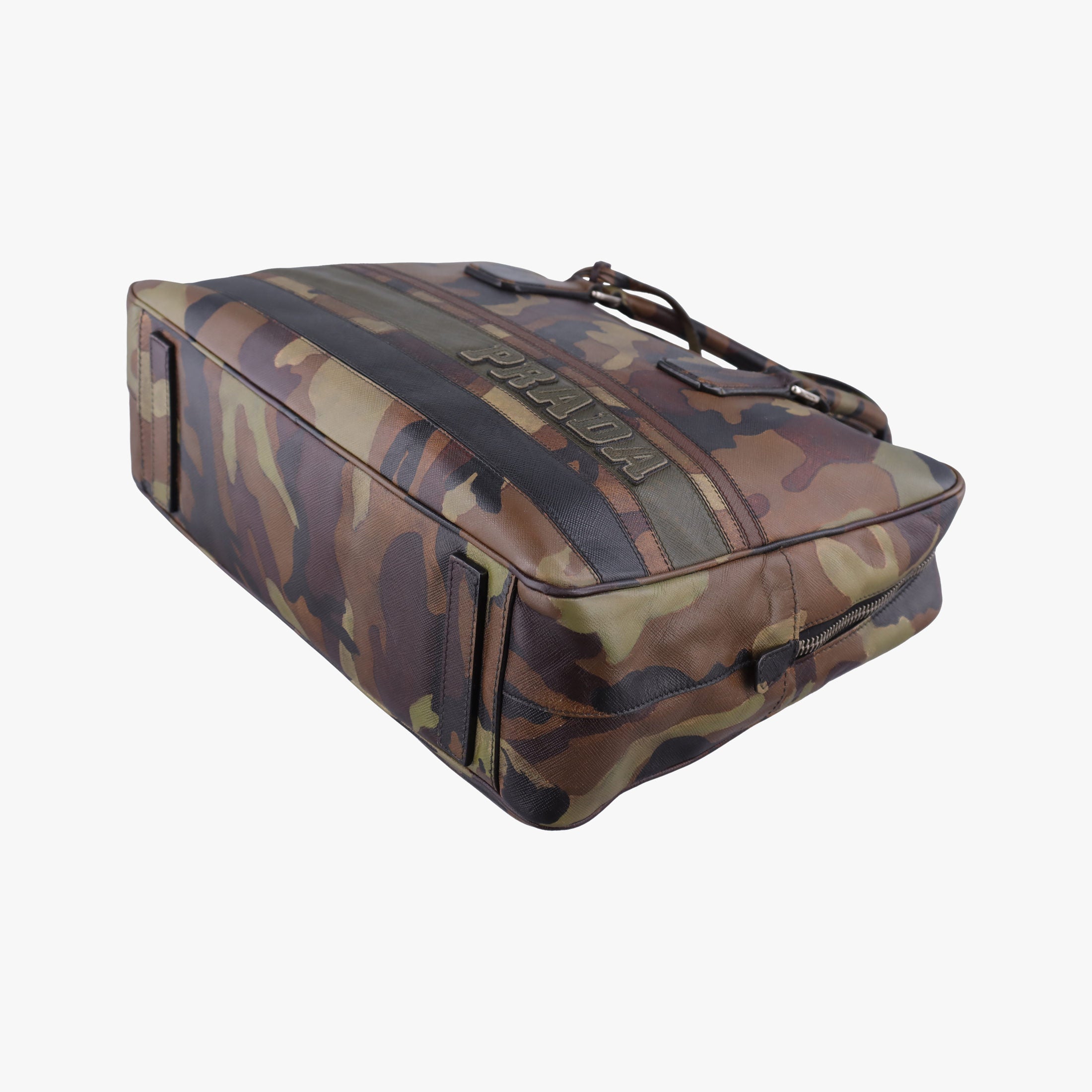 Camouflage Print Business Multicolour SAFFIANO Leather 7 11カモフラージュプリント ビジネス マルチカラー サフィアーノレザー 7 11