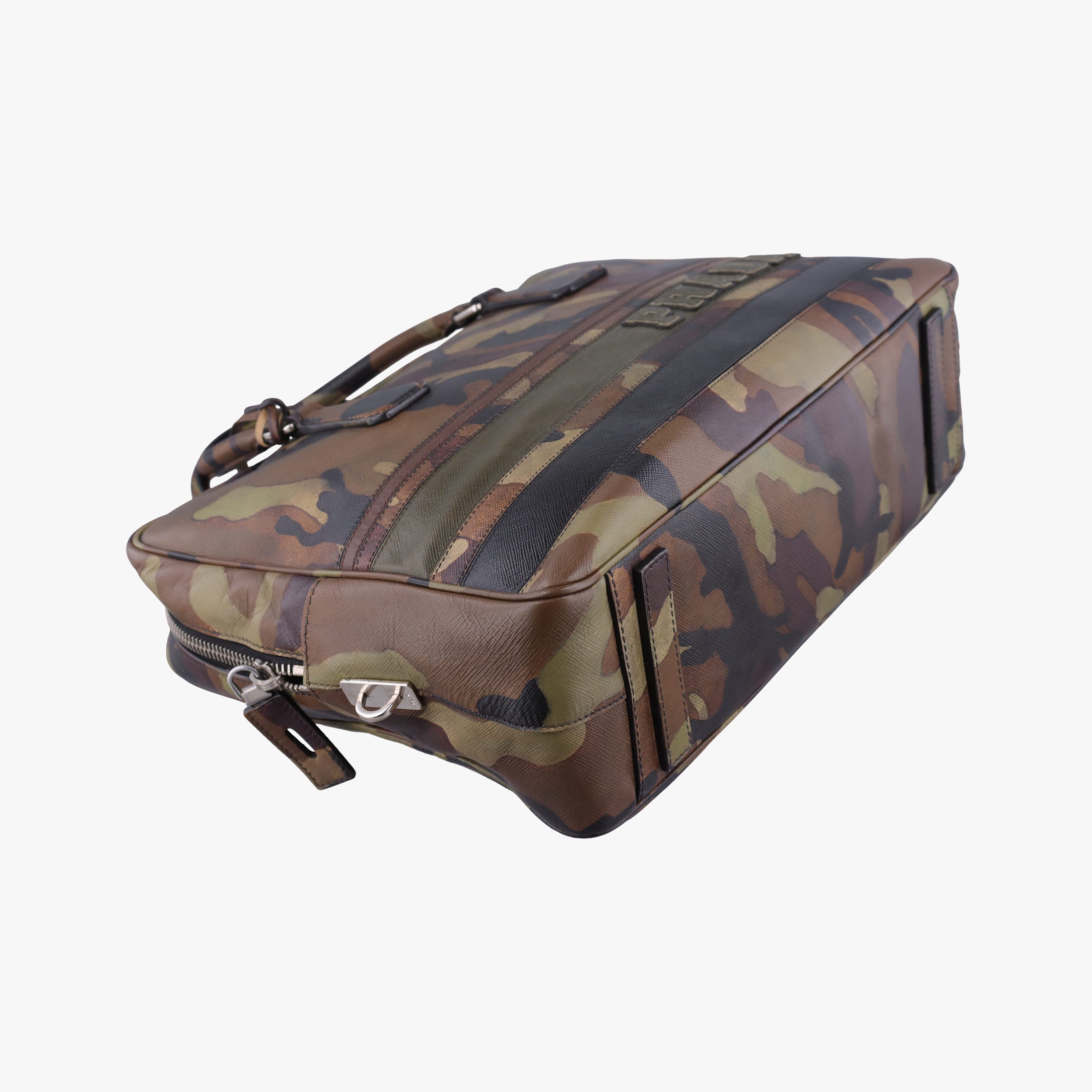 Camouflage Print Business Multicolour SAFFIANO Leather 7 11カモフラージュプリント ビジネス マルチカラー サフィアーノレザー 7 11