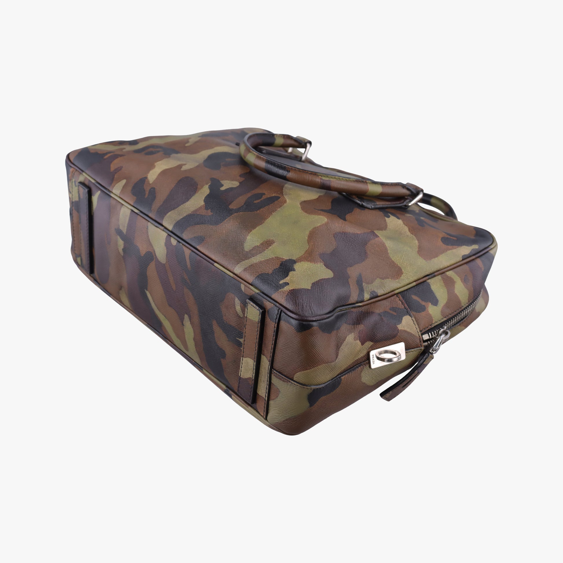 Camouflage Print Business Multicolour SAFFIANO Leather 7 11カモフラージュプリント ビジネス マルチカラー サフィアーノレザー 7 11