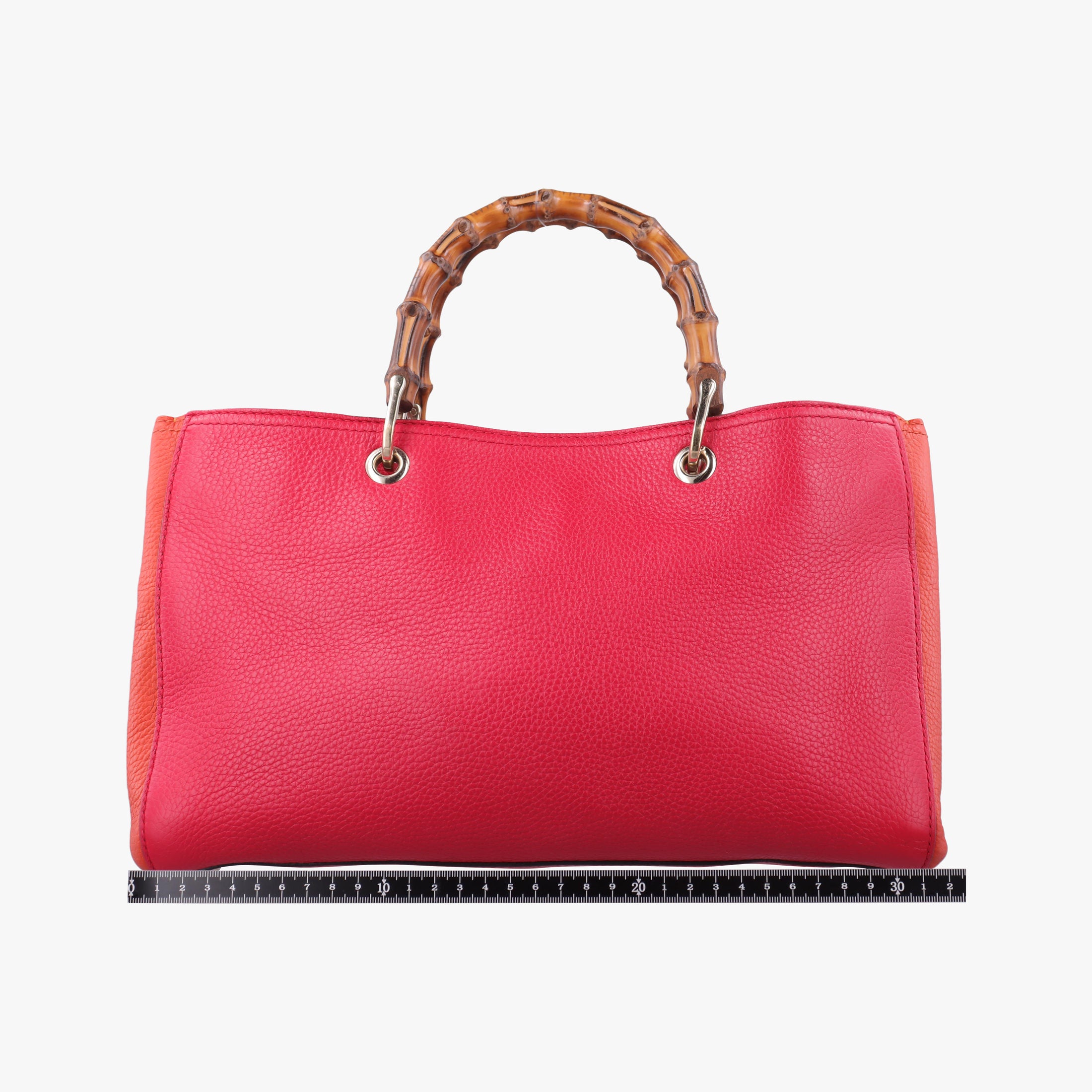 Bamboo Shopper Red×Orange Leather 323660 A019520622バンブーショッパー レッド×オレンジ レザー 323660 A019520622