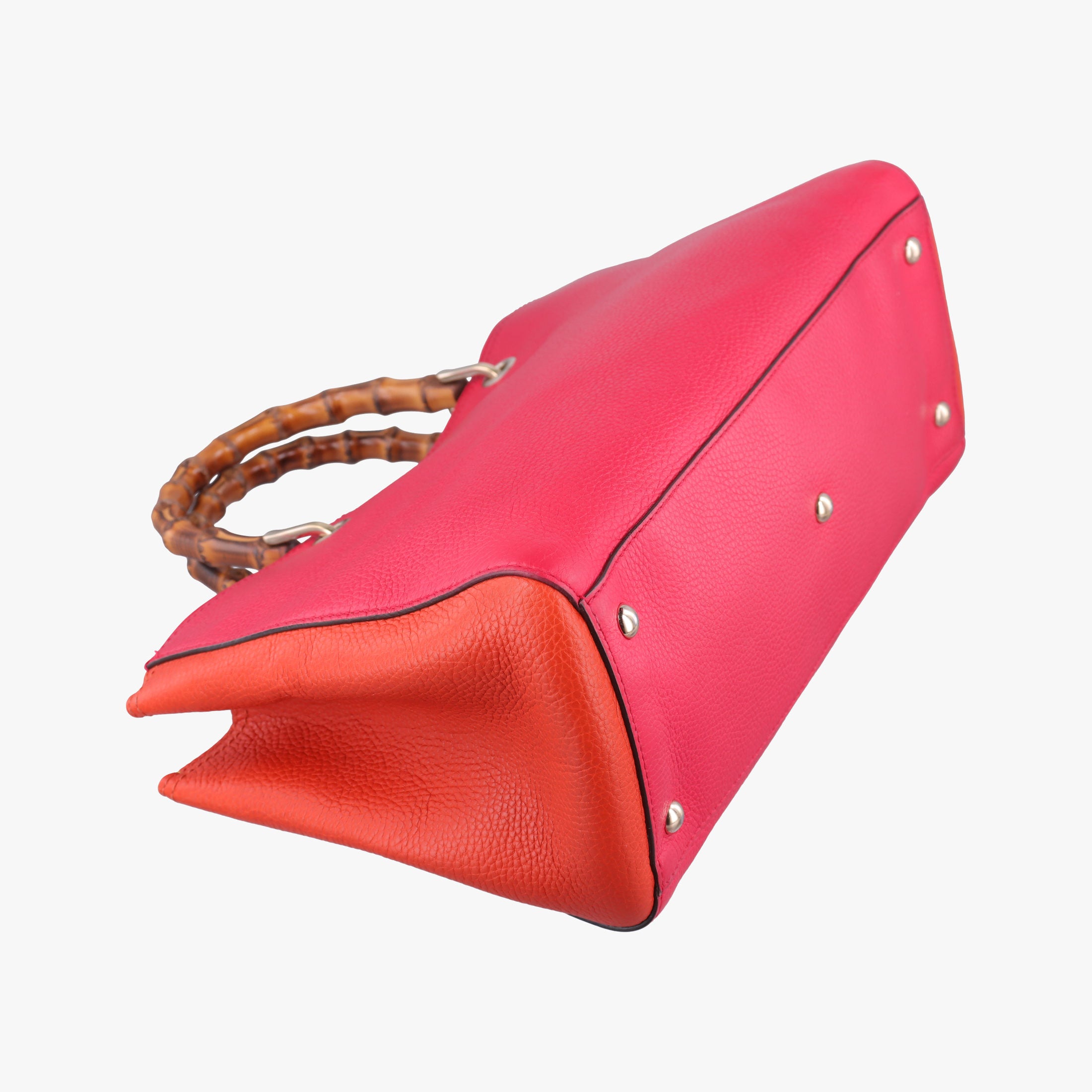 Bamboo Shopper Red×Orange Leather 323660 A019520622バンブーショッパー レッド×オレンジ レザー 323660 A019520622
