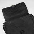 Guccissima Rubber Messenger Black Leather 246067 D013681349グッチシマ メッセンジャー ブラック レザー 246067 D013681349