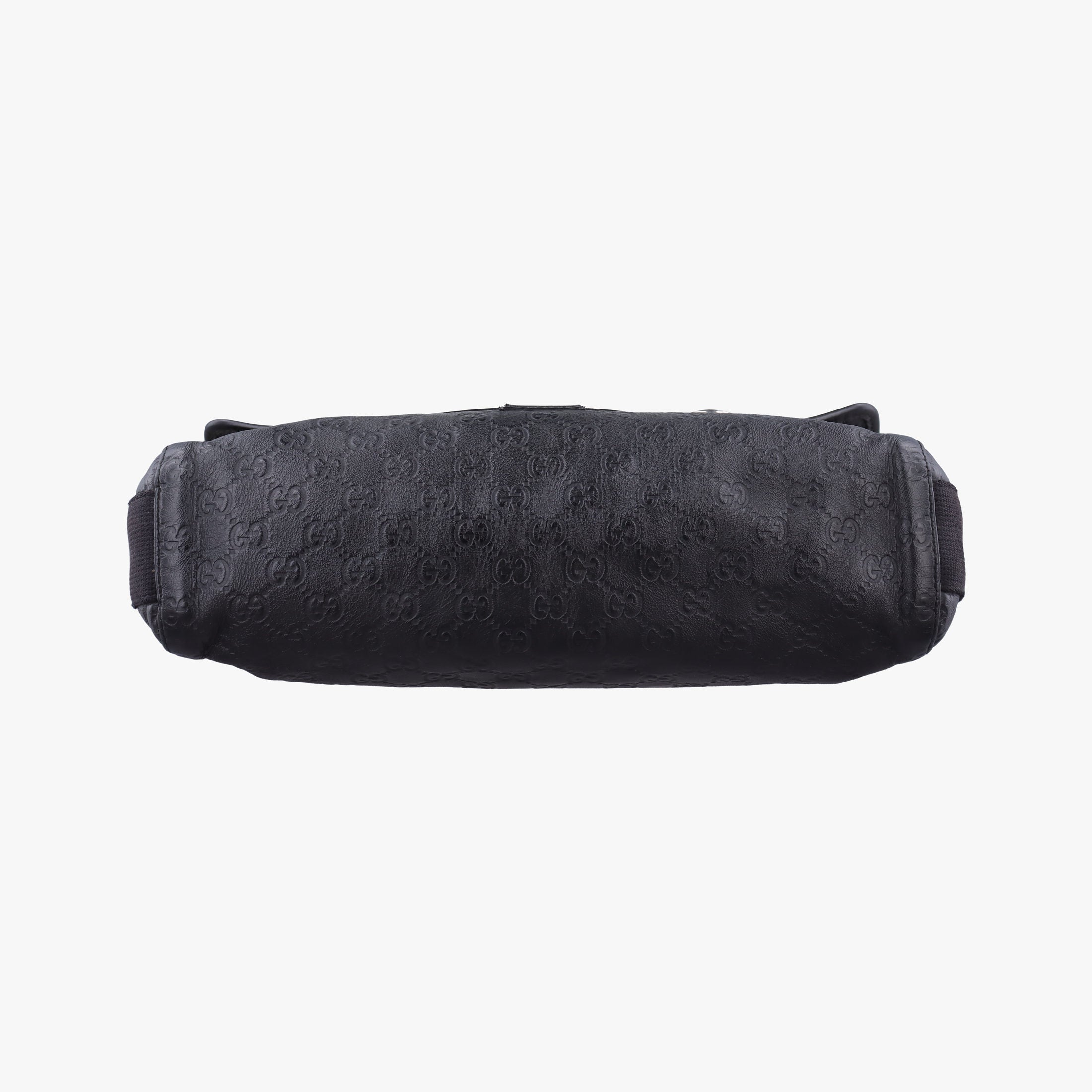 Guccissima Rubber Messenger Black Leather 246067 D013681349グッチシマ メッセンジャー ブラック レザー 246067 D013681349