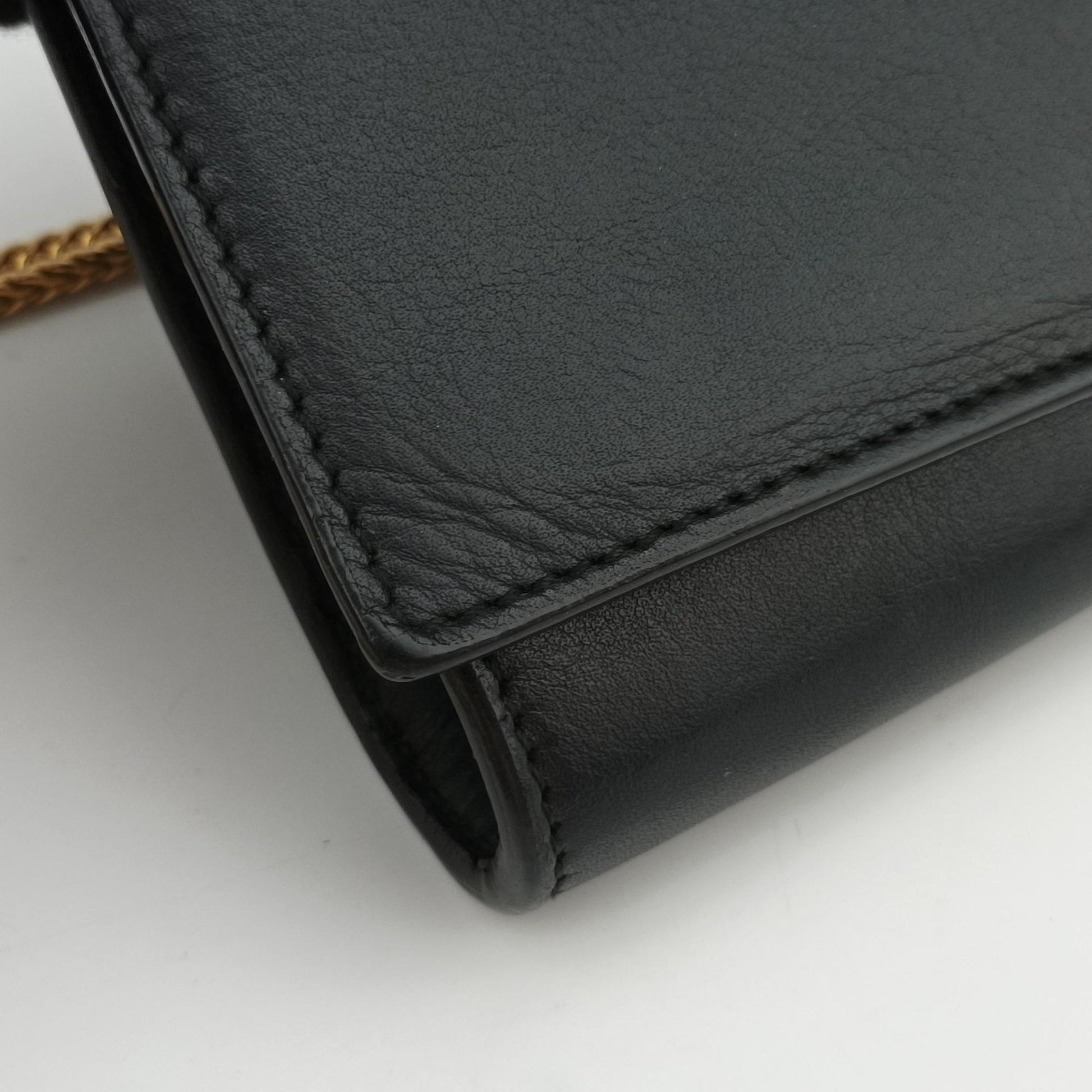 ChYc Mini Y Line Black Leather 311215 311215.529258チャイック ミニ Yライン ブラック レザー 311215 311215.529258