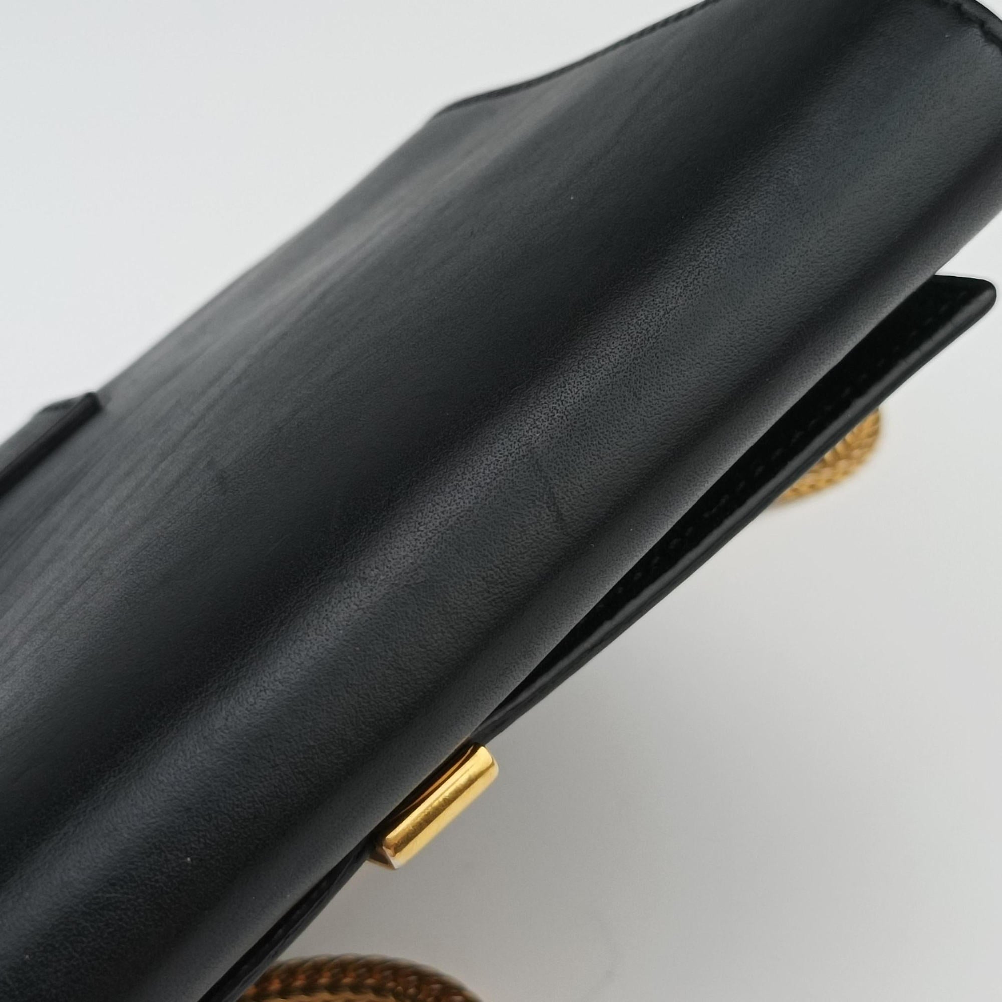 ChYc Mini Y Line Black Leather 311215 311215.529258チャイック ミニ Yライン ブラック レザー 311215 311215.529258