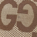 Jumbo GG Tote Brown×Green×Red canvas×leather 703974 I037762381ジャンボGG トート ブラウン×グリーン×レッド キャンバス×レザー 703974 I037762381