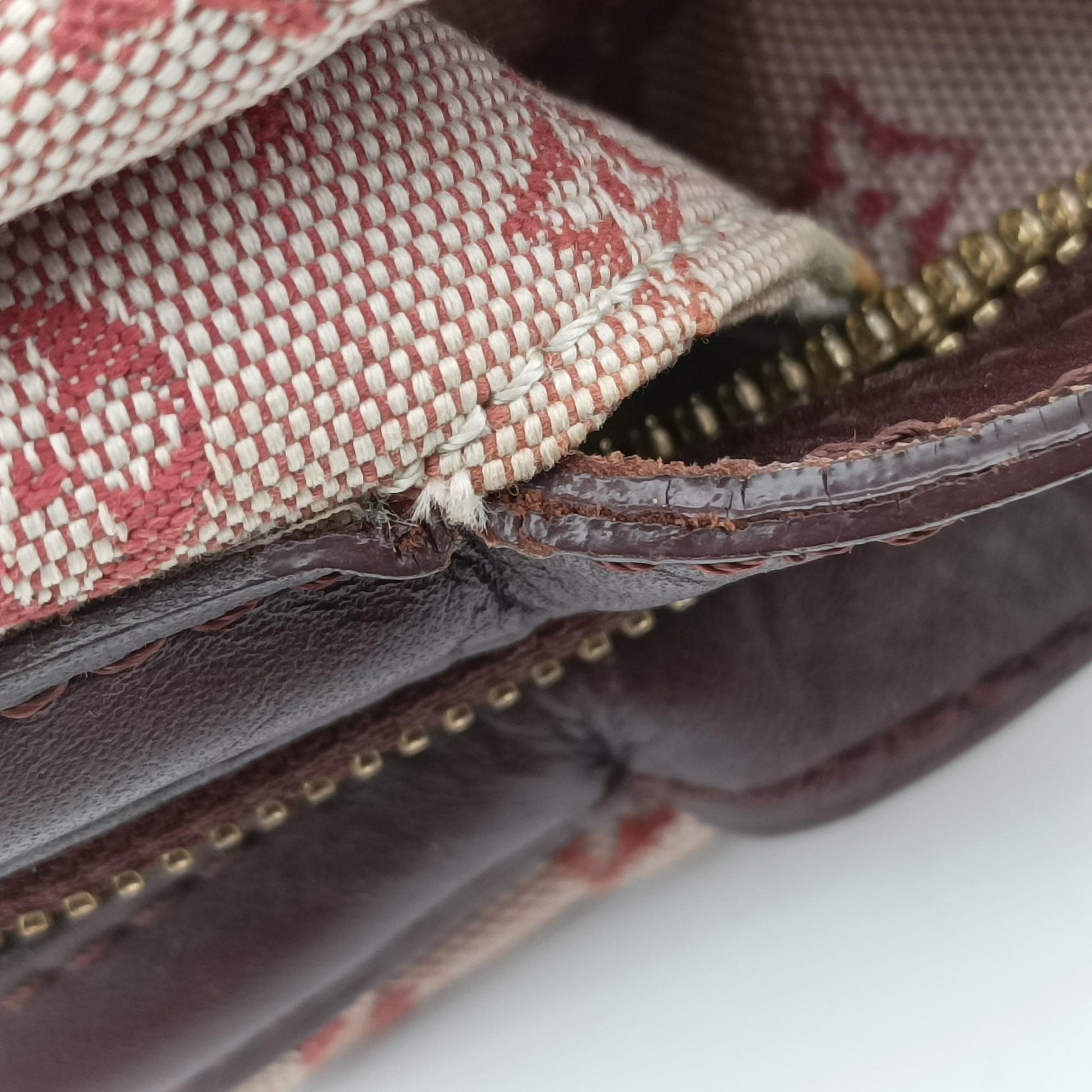 Josephine PM Cherry Monogram Mini Canva M92314 Lot number unknownジョゼフィーヌPM チェリー  モノグラム・ミニキャンバス  M92314 製番不明