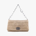 Iconic Crystal Cloque Golden Nappa Leather 5BD233 122クリスタル クロケ ゴールド ナッパレザー 5BD233 122