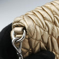 Iconic Crystal Cloque Golden Nappa Leather 5BD233 122クリスタル クロケ ゴールド ナッパレザー 5BD233 122