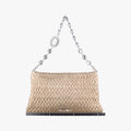 Iconic Crystal Cloque Golden Nappa Leather 5BD233 122クリスタル クロケ ゴールド ナッパレザー 5BD233 122