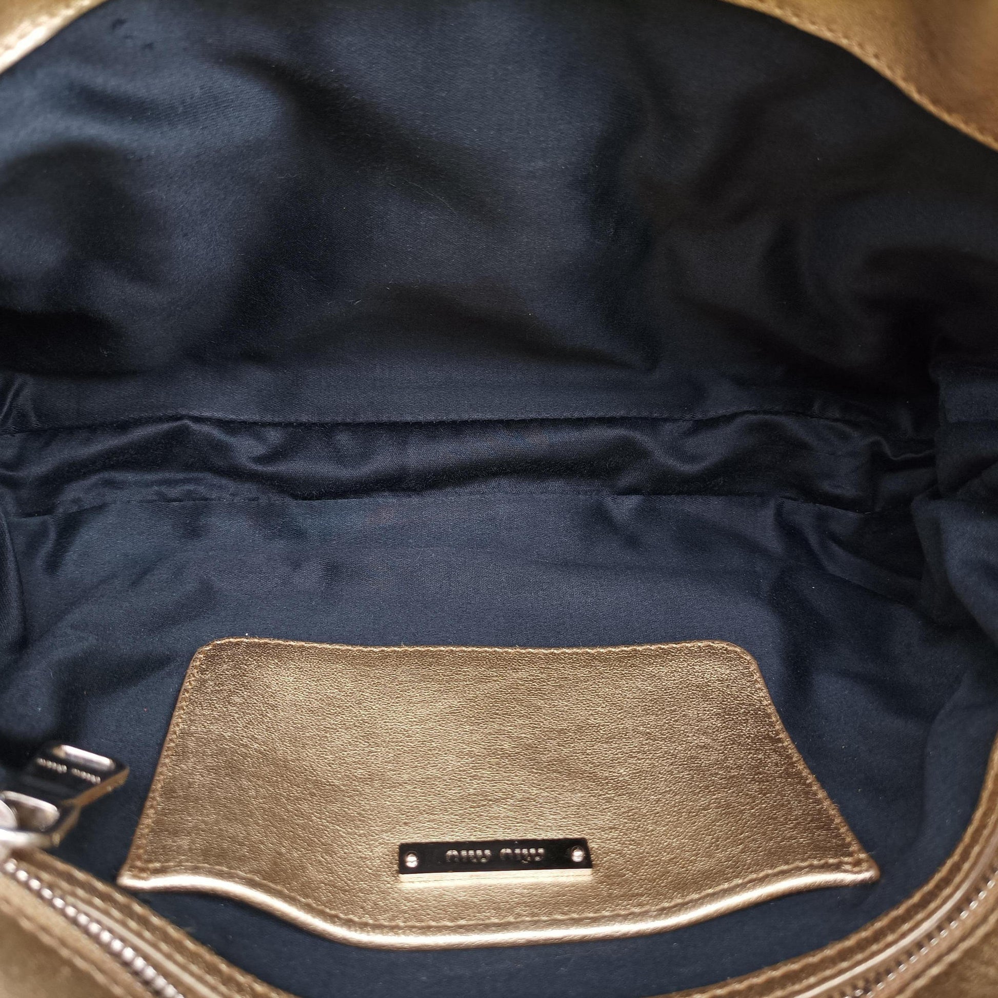 Iconic Crystal Cloque Golden Nappa Leather 5BD233 122クリスタル クロケ ゴールド ナッパレザー 5BD233 122