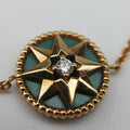 Rose des Vents medallion　 Black×Yellowgolden AU750 255630ローズデヴァン メダリオン ブラック×イェローゴールド AU750 255630