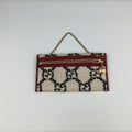 Rajah White×red tweed × leather 537219 B030058796ラジャ ホワイト×レッド ツイード×レザー 537219 B030058796