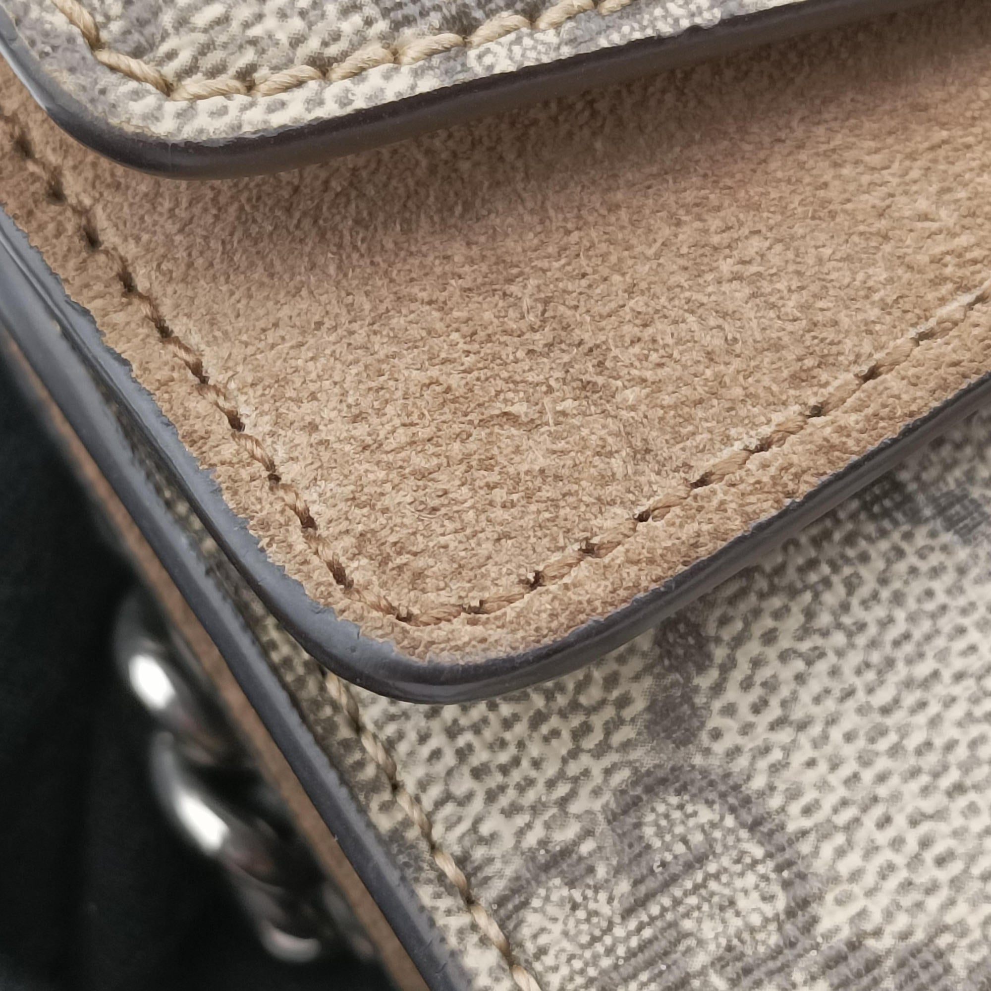 Dionysus Brown PVC coated canvas × suede 421970 D030840294ディオニュソス ブラウン PVCコーティングキャンバス × スエード 421970 D030840294