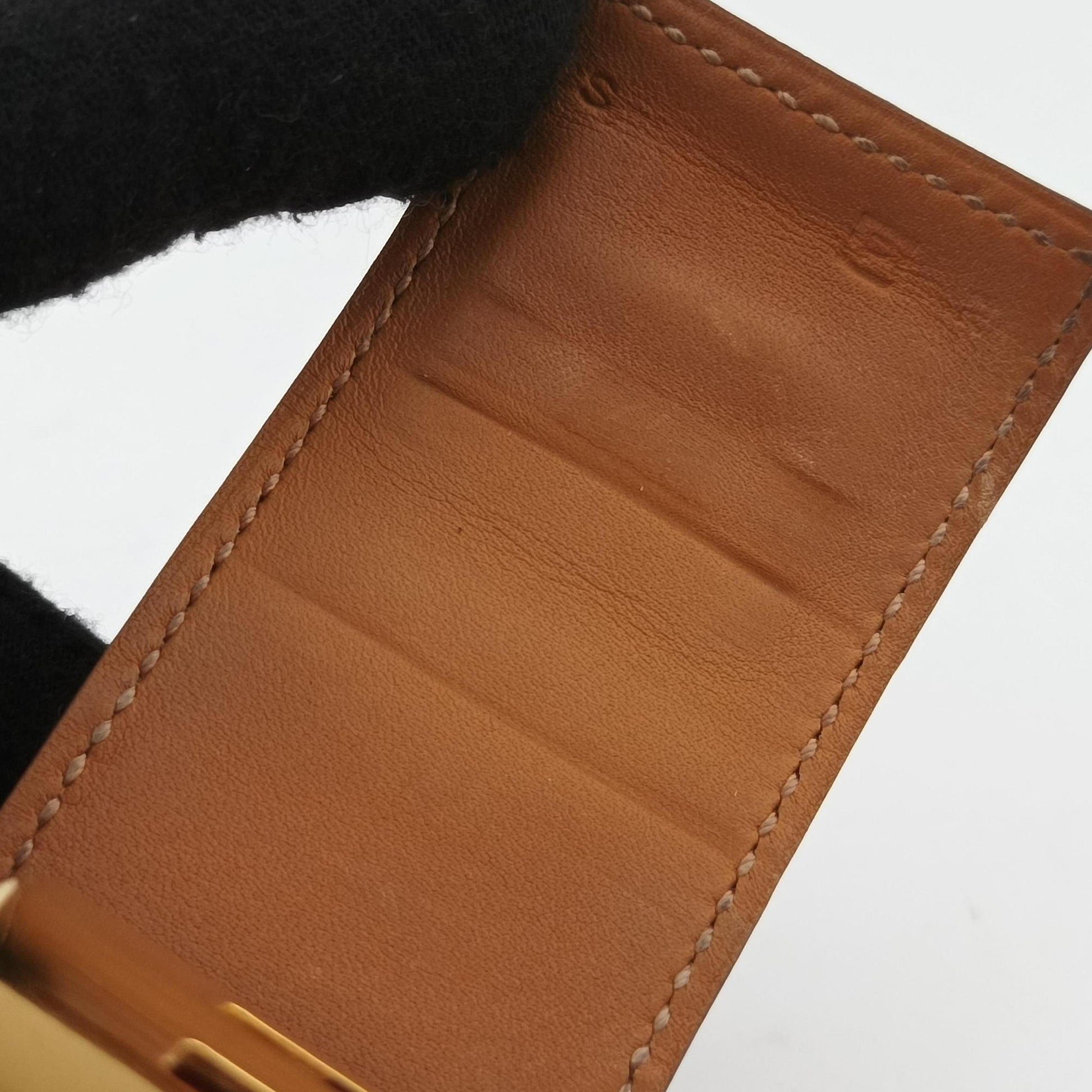 Collier de chien Orange×golden Leather × GP S □P Pコリエ ド シアン オレンジ×ゴールド レザー×GP S □P P