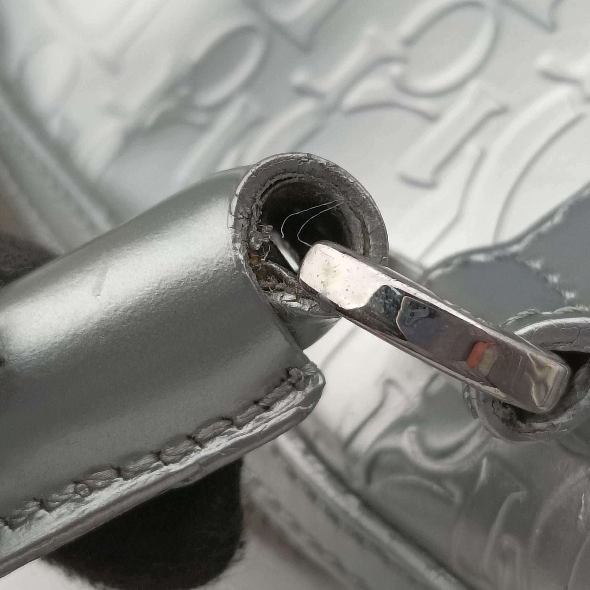 Ultimate Trotter pattern Silver Patent 07-BO-0098アルティメット トロッター柄 シルバー パテント 07-BO-0098
