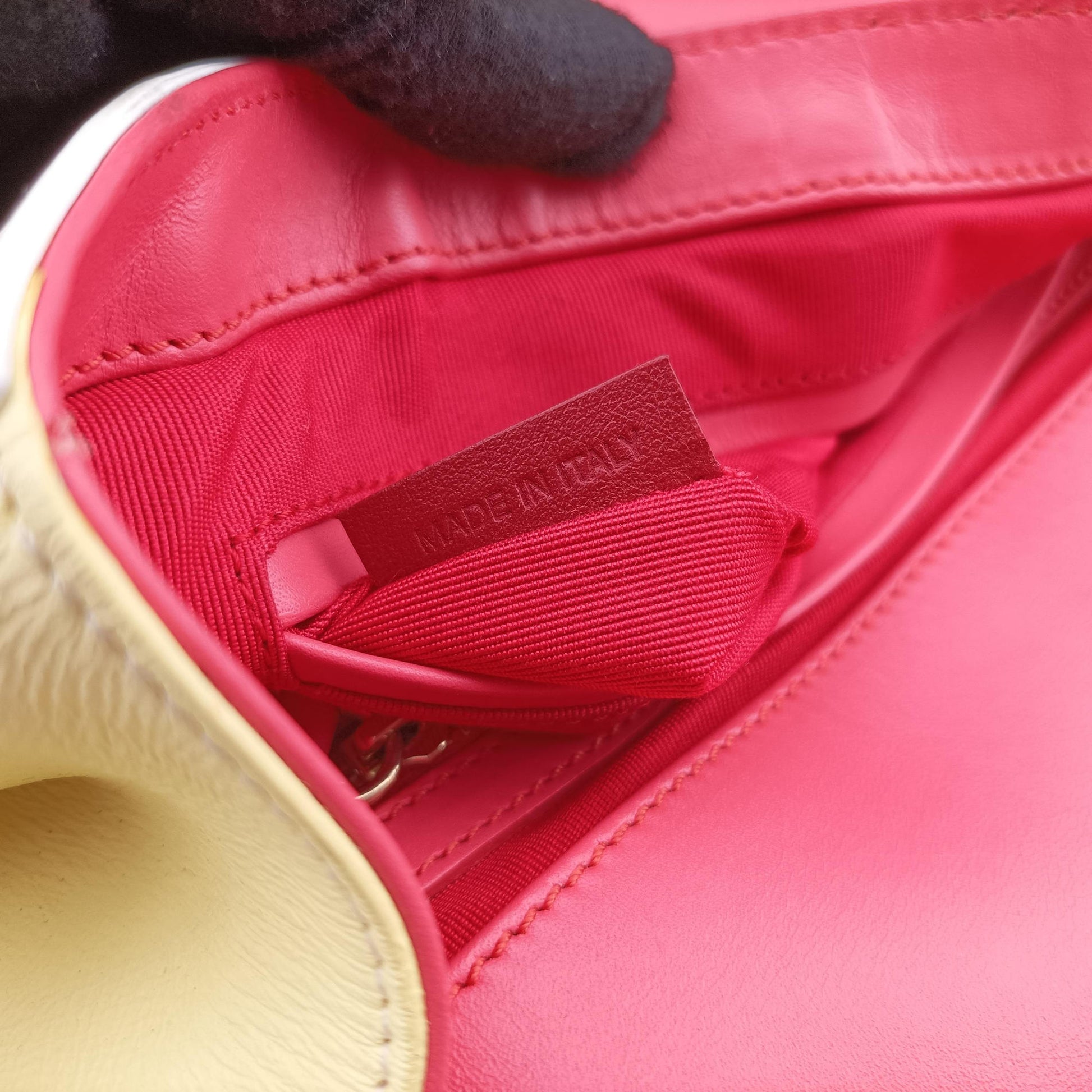 Sweet Charitypink ×rose red ×yellowLeatherスイートチャリティーピンク×ローズレッド×イエローレザー