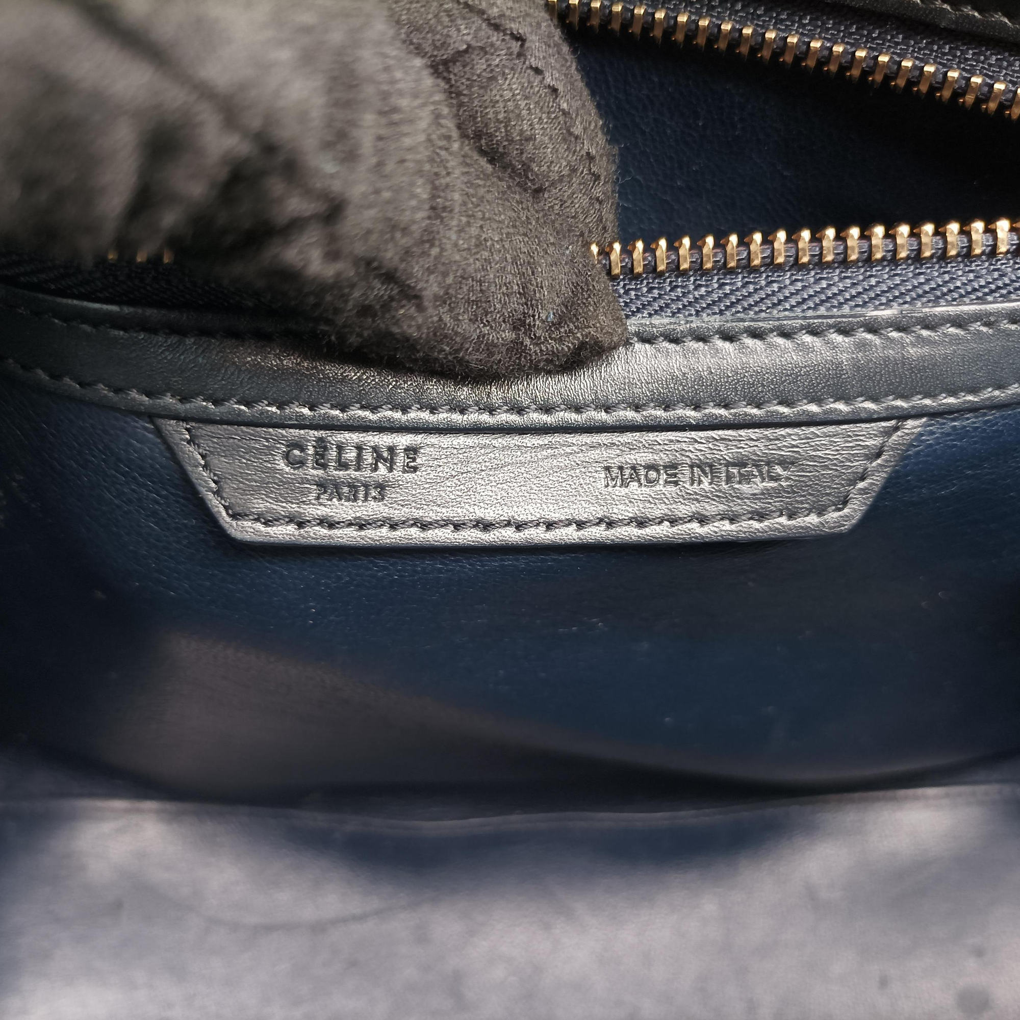 Luggage Micro shopper Blue×black Leather W-GA-0164ラゲージマイクロショッパー ブルー×ブラック レザー W-GA-0164