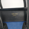Luggage Micro shopper Blue×black Leather W-GA-0164ラゲージマイクロショッパー ブルー×ブラック レザー W-GA-0164