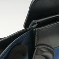 Luggage Micro shopper Blue×black Leather W-GA-0164ラゲージマイクロショッパー ブルー×ブラック レザー W-GA-0164
