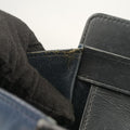 Luggage Micro shopper Blue×black Leather W-GA-0164ラゲージマイクロショッパー ブルー×ブラック レザー W-GA-0164