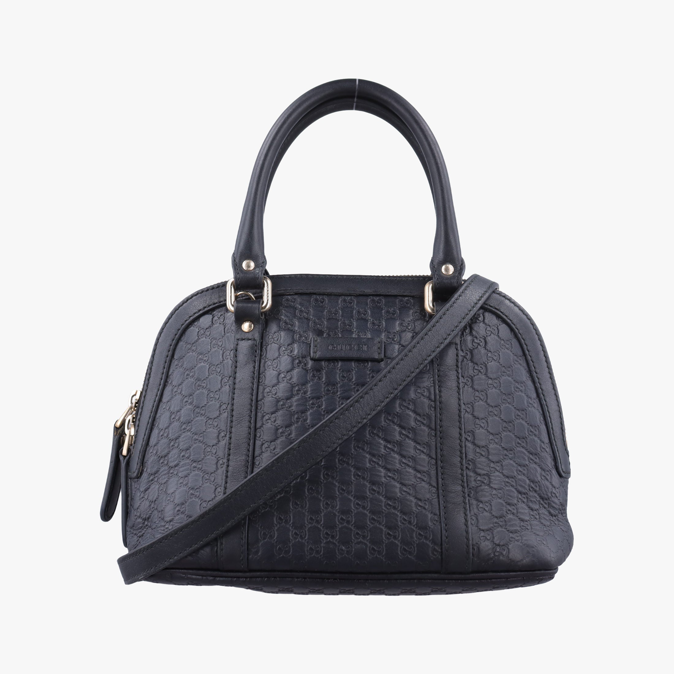 Microguccissima Black Leather 449654 B023260800マイクログッチシマ ブラック レザー 449654 B023260800