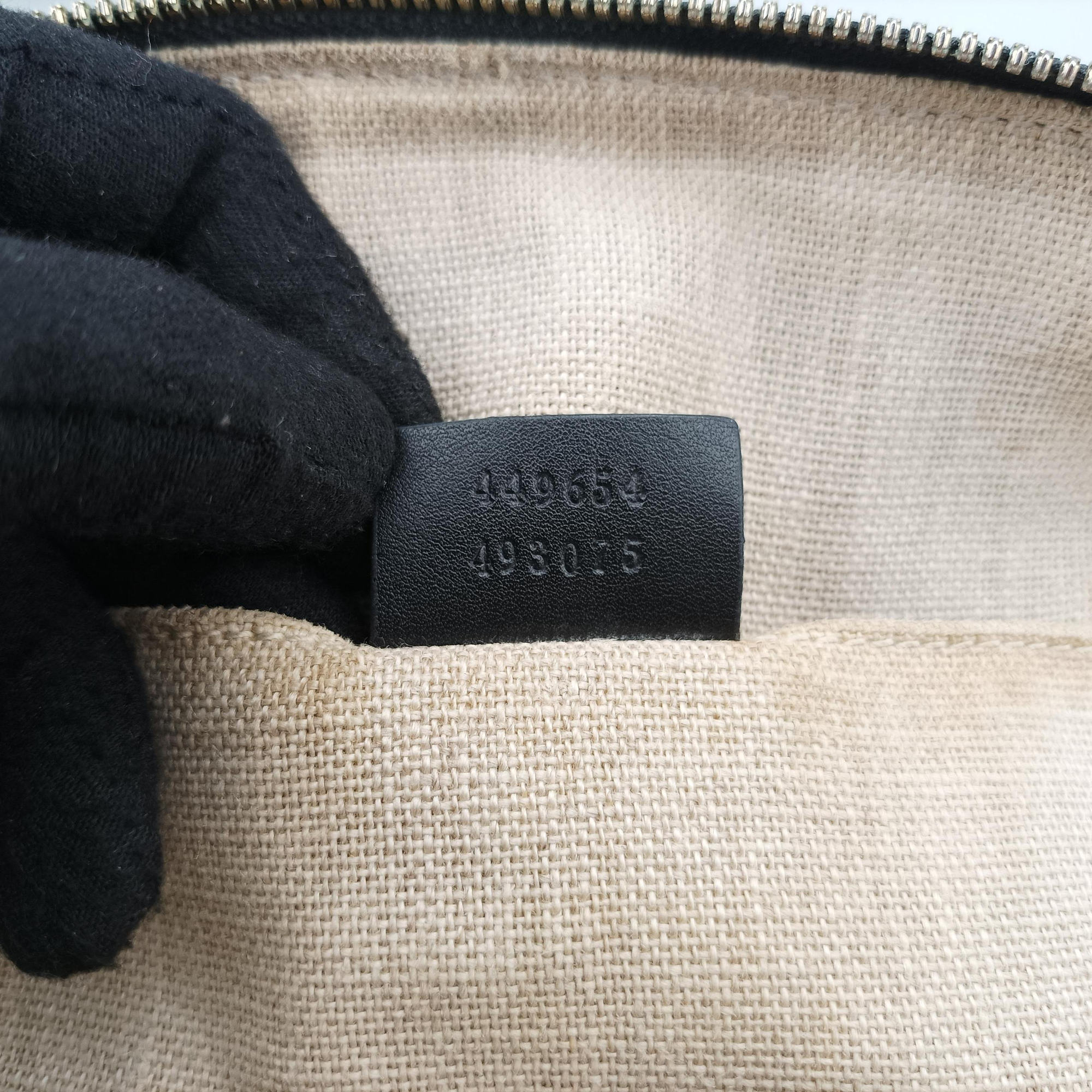 Microguccissima Black Leather 449654 B023260800マイクログッチシマ ブラック レザー 449654 B023260800
