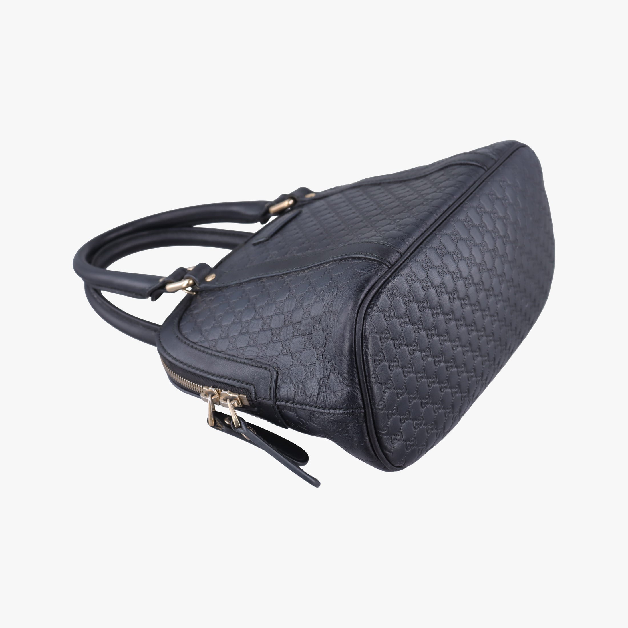 Microguccissima Black Leather 449654 B023260800マイクログッチシマ ブラック レザー 449654 B023260800